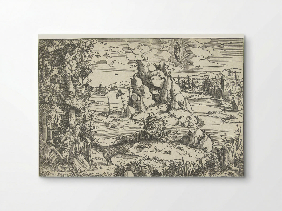 Saint John on Patmos - Jan Wellens de Cock - Poster