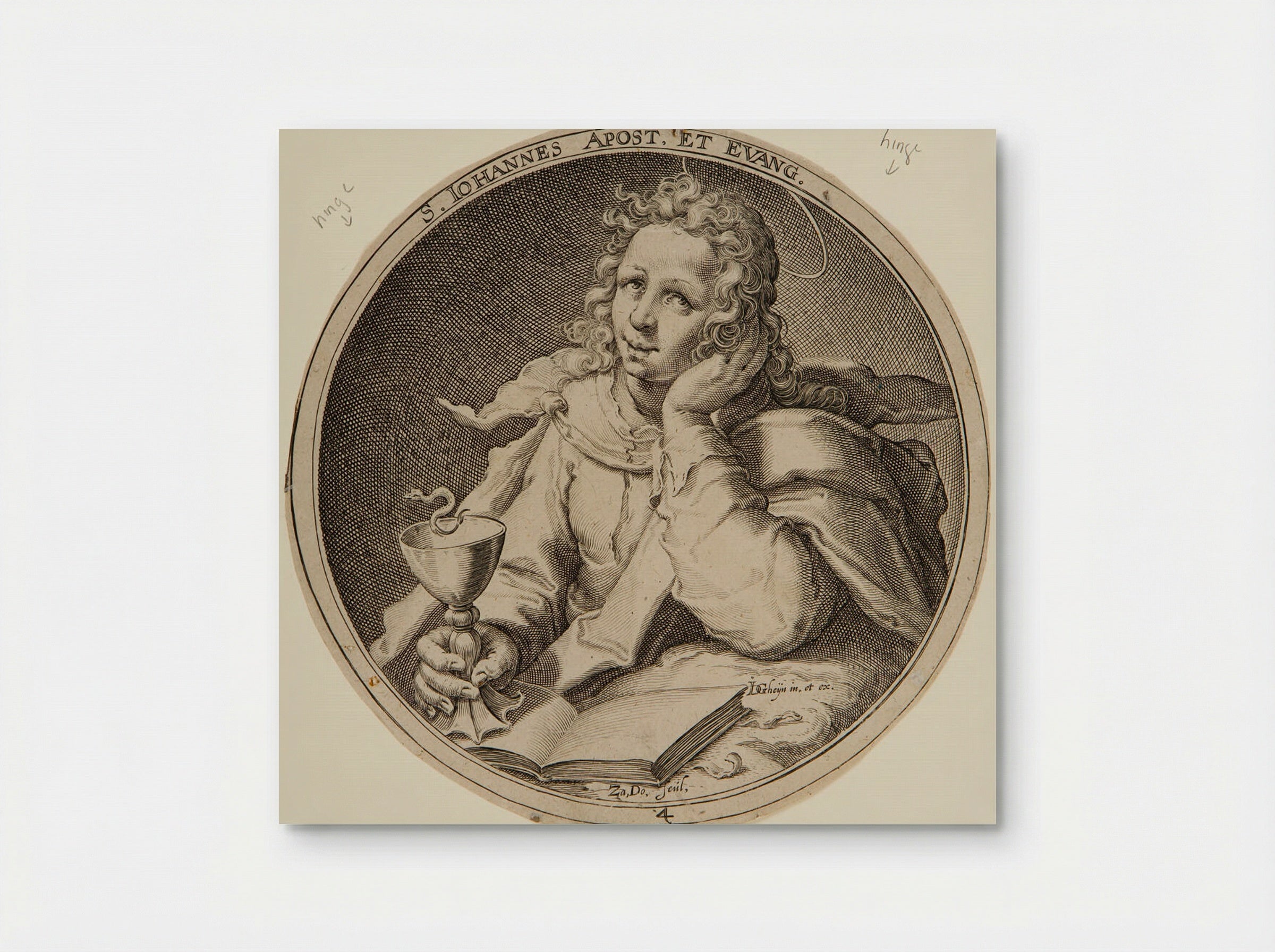 Saint John the Apostle and Evangelist - Zacharias Dolendo - Poster