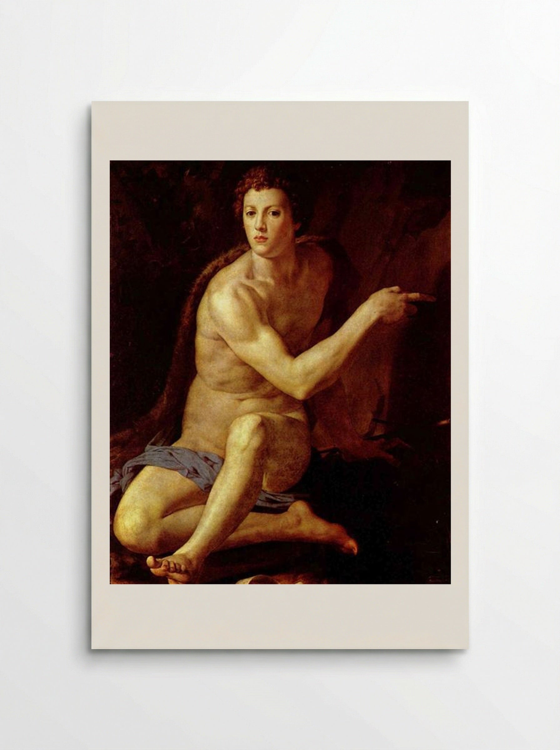 Saint John the Baptist - Agnolo Bronzino - Poster