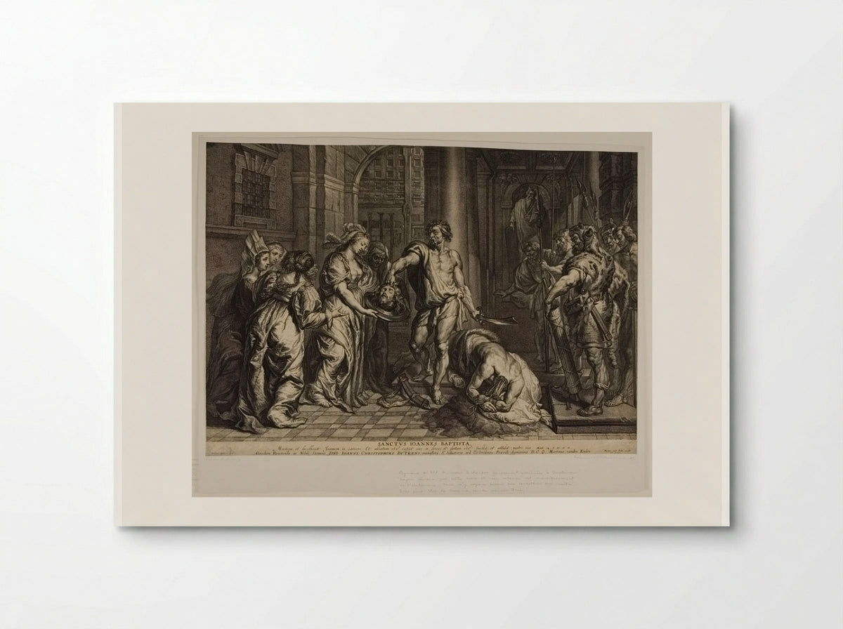 Saint John the Baptist - Lucas Vorsterman I - Poster