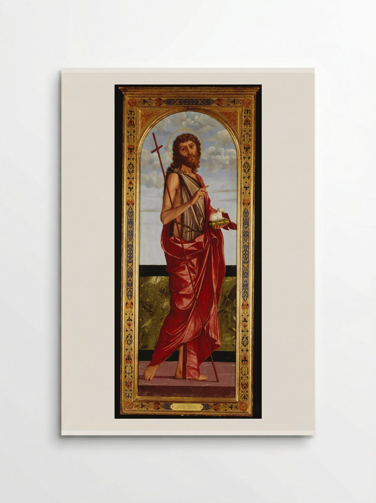Saint John the Baptist - Vittore Carpaccio - Poster