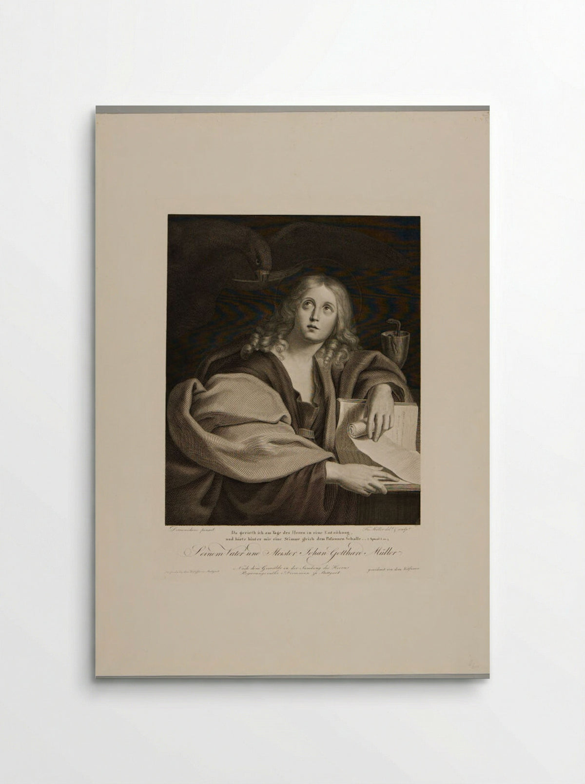 Saint John the Evangelist - Johann Friedrich Wilhelm Müller - Poster