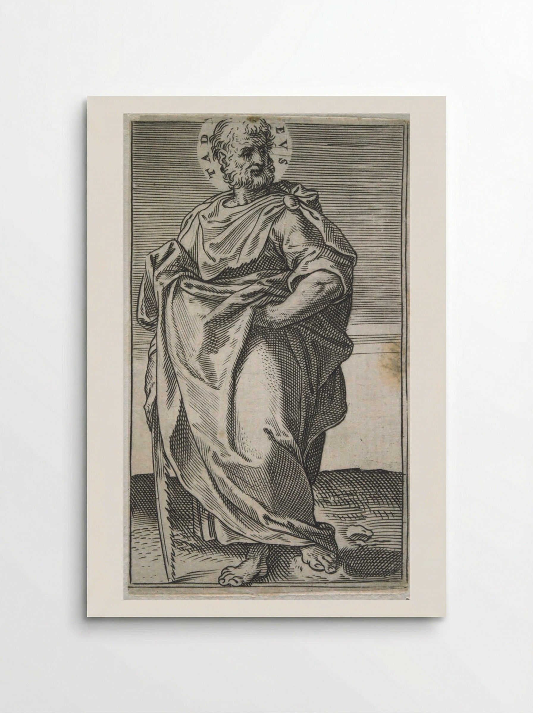 Saint Judas Thadeus - Agostino Carracci - Poster