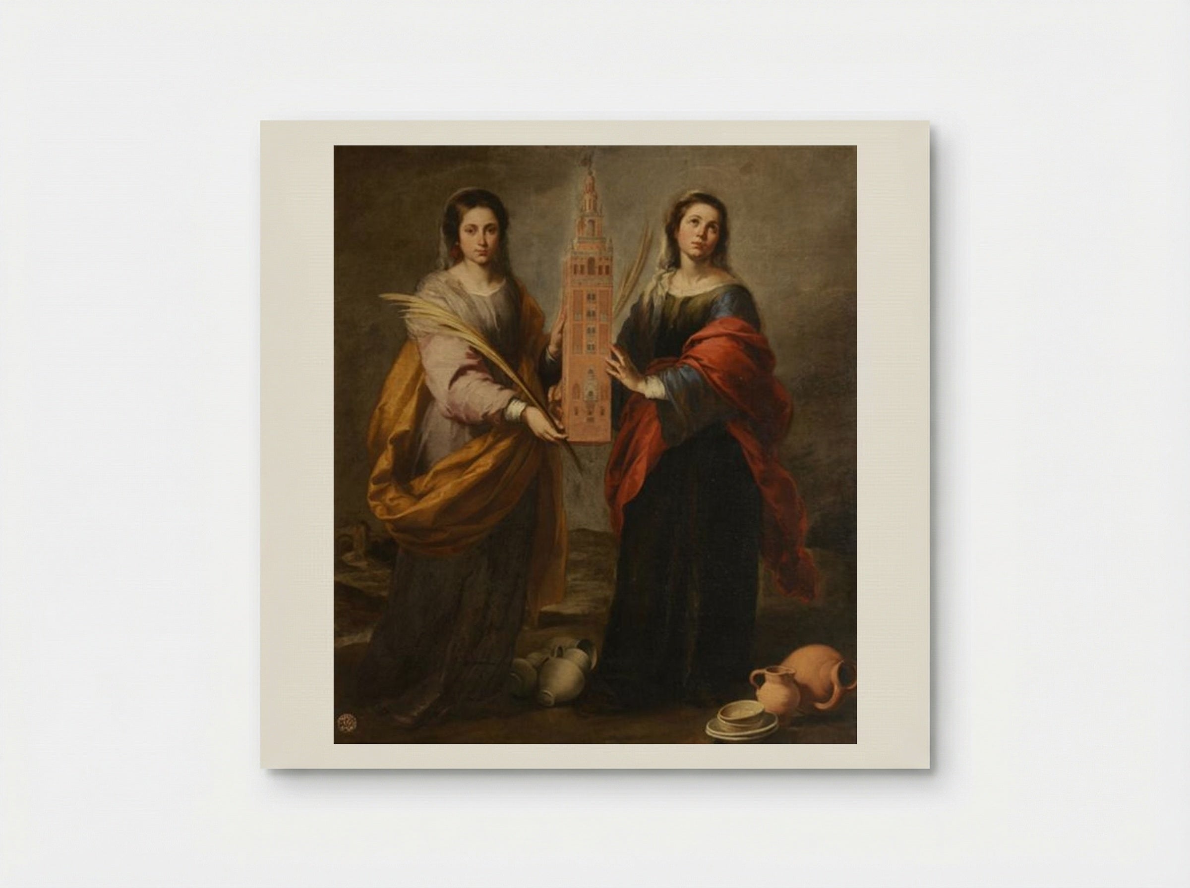 Saint Justa and Saint Rufina - Bartolomé Esteban Murillo - Poster