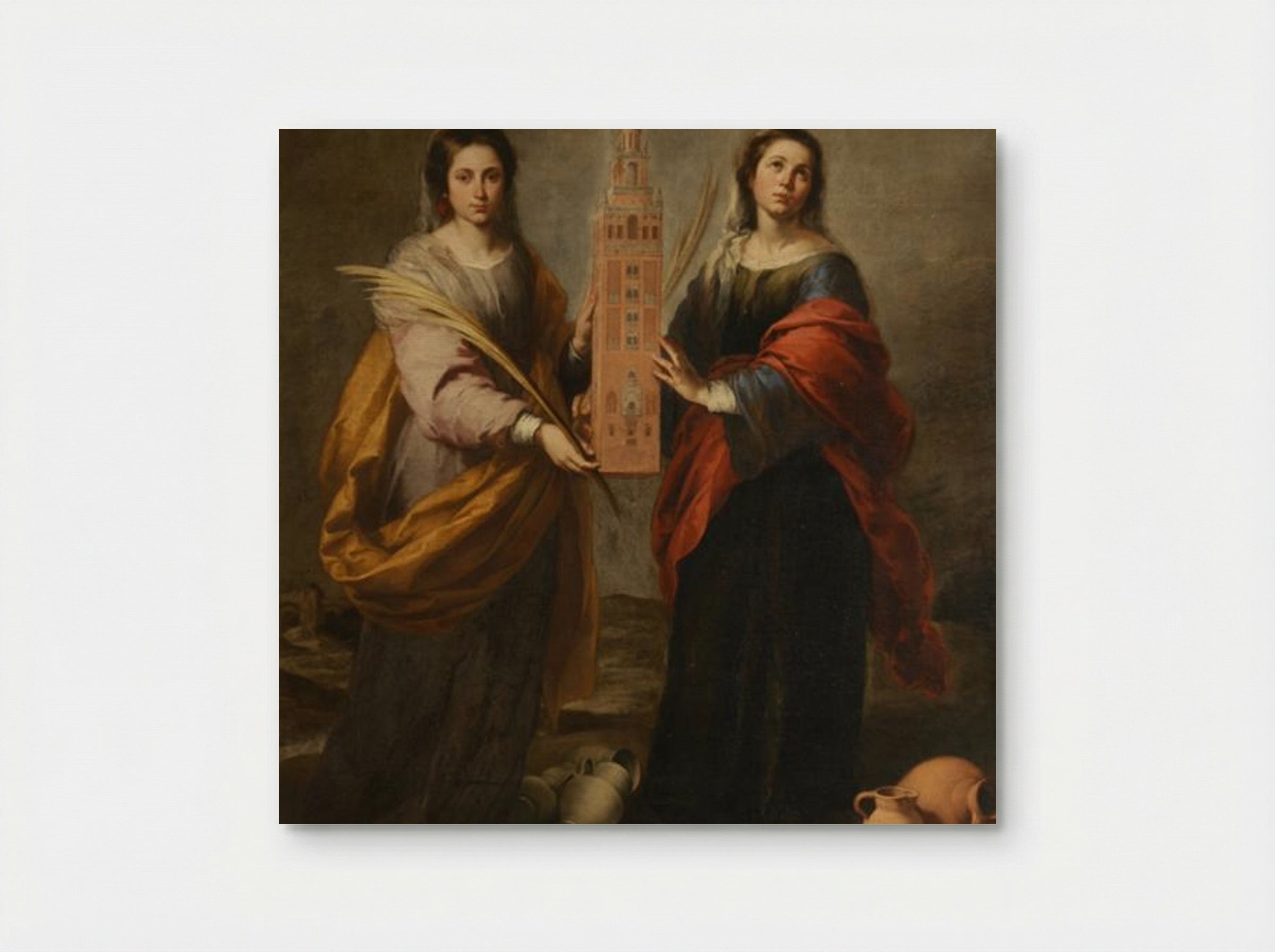 Saint Justa and Saint Rufina - Bartolomé Esteban Murillo - Poster