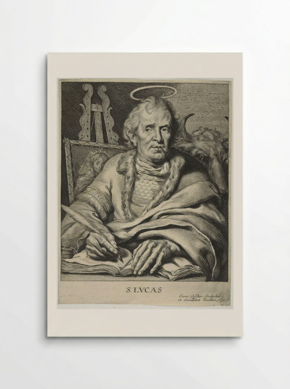 Saint Luke - Cornelis Visscher - Poster