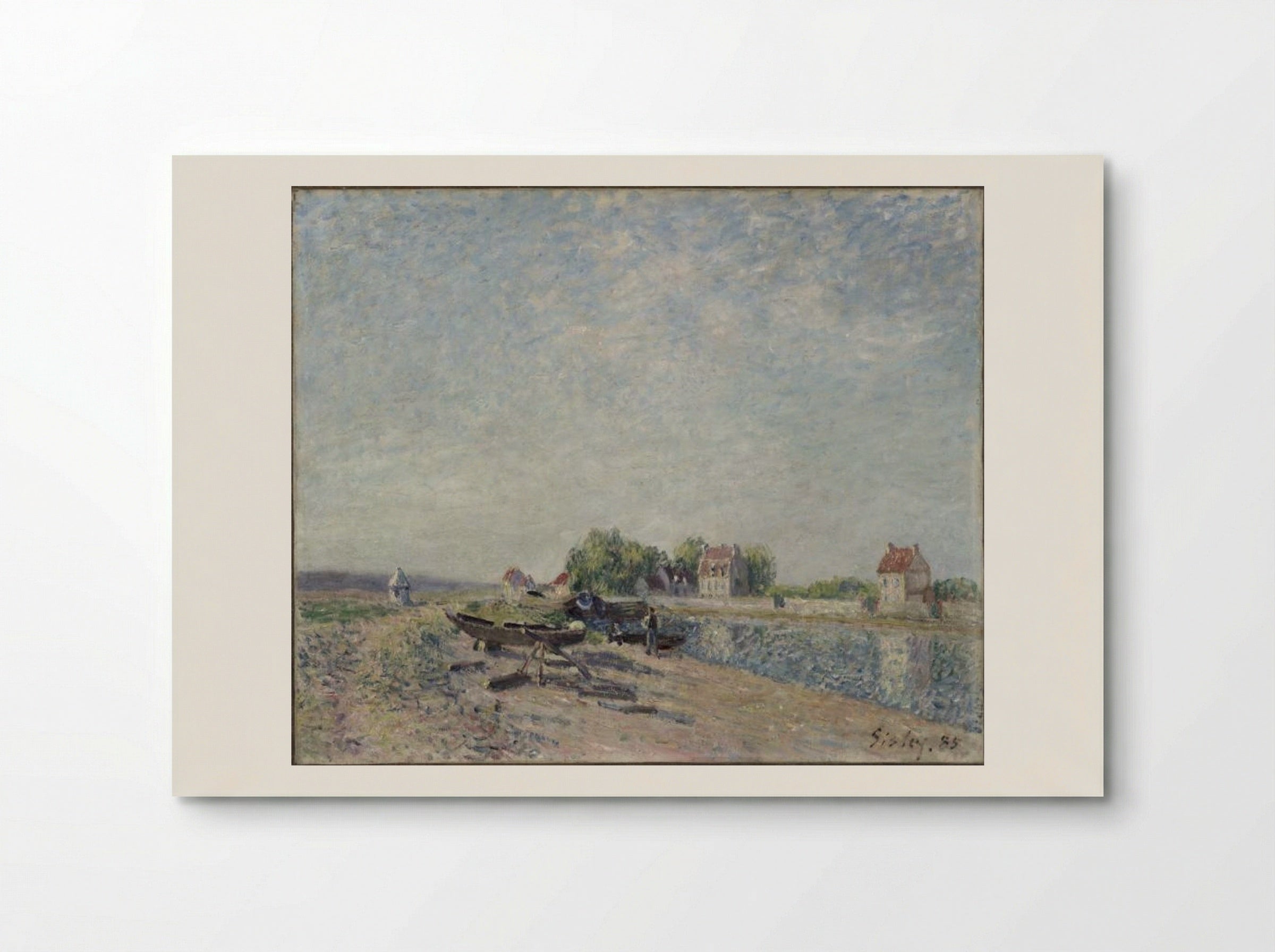 Saint-Mammès, Loing Canal - Alfred Sisley - Poster