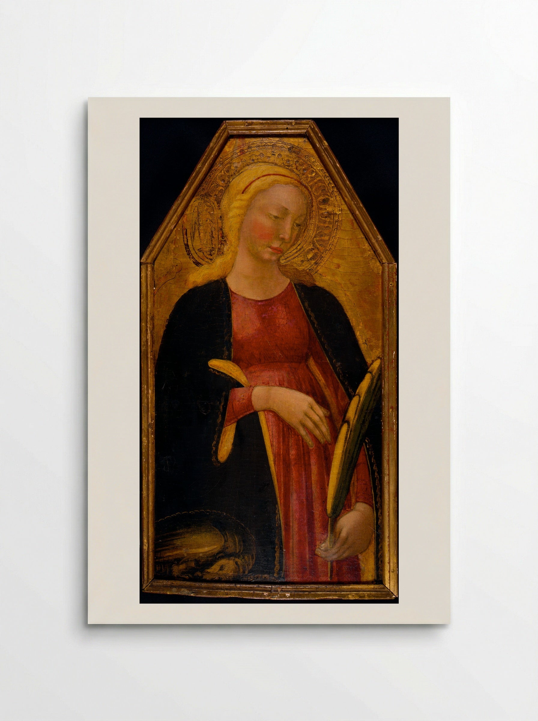 Saint Margaret of Antioch - Neri di Bicci - Poster