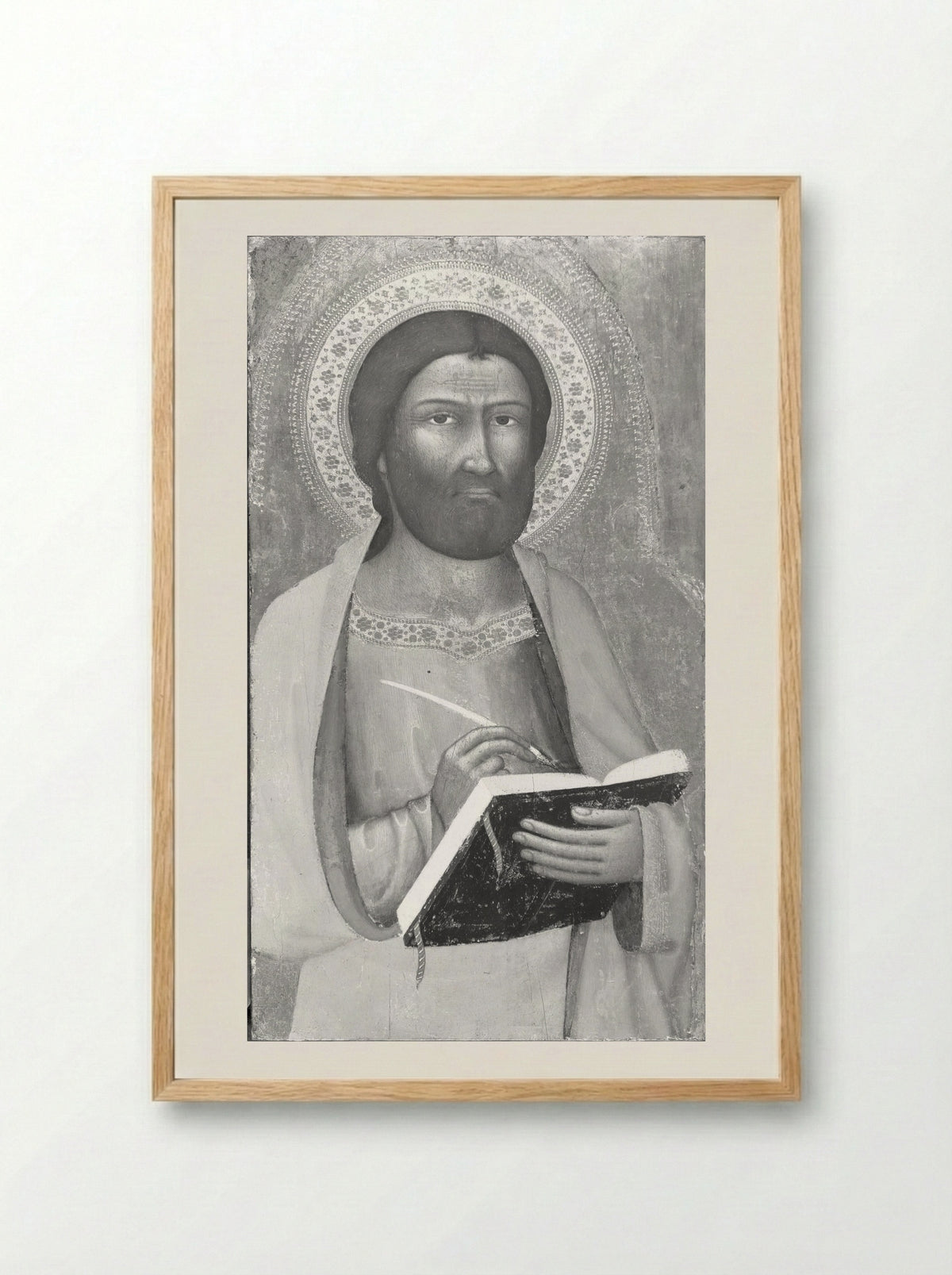 Saint Mark - Andrea Vanni - Framed Print Wood