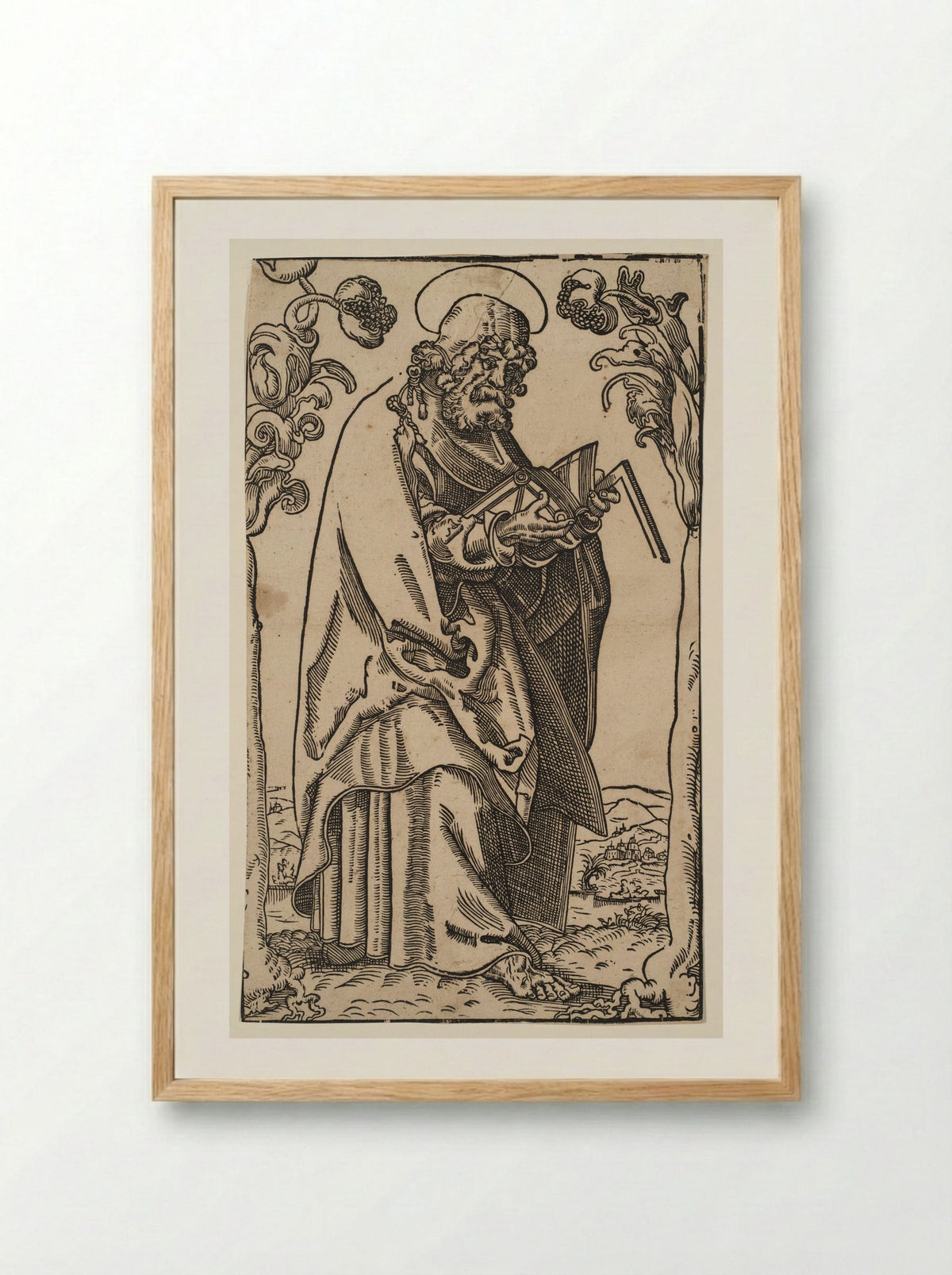 Saint Matthew - Lucas Cranach the Elder - Framed Print Wood