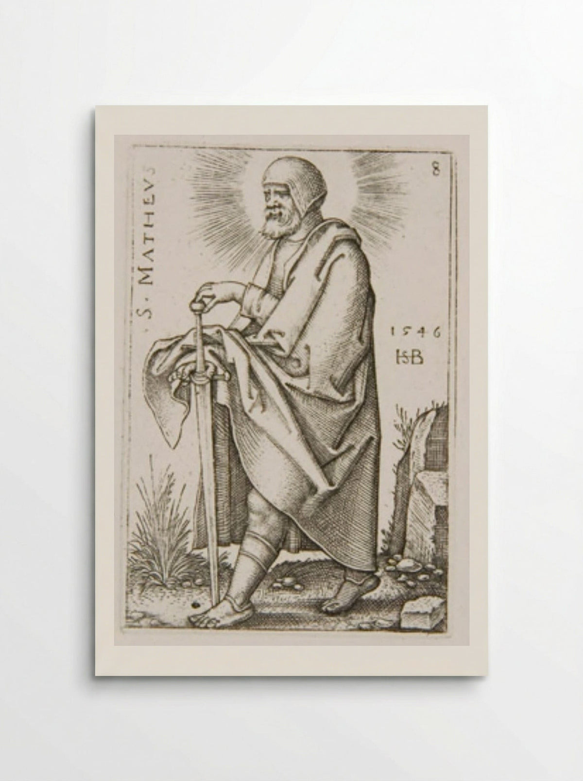 Saint Matthew - Sebald Beham - Poster