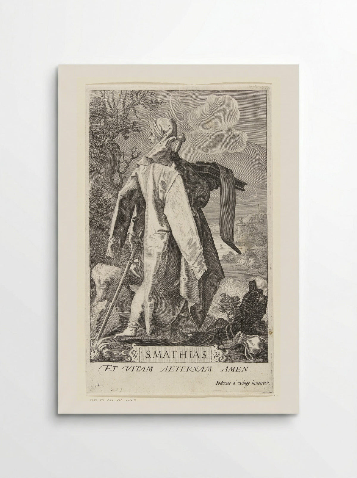 Saint Matthias - Aegidius Sadeler (II) - Poster