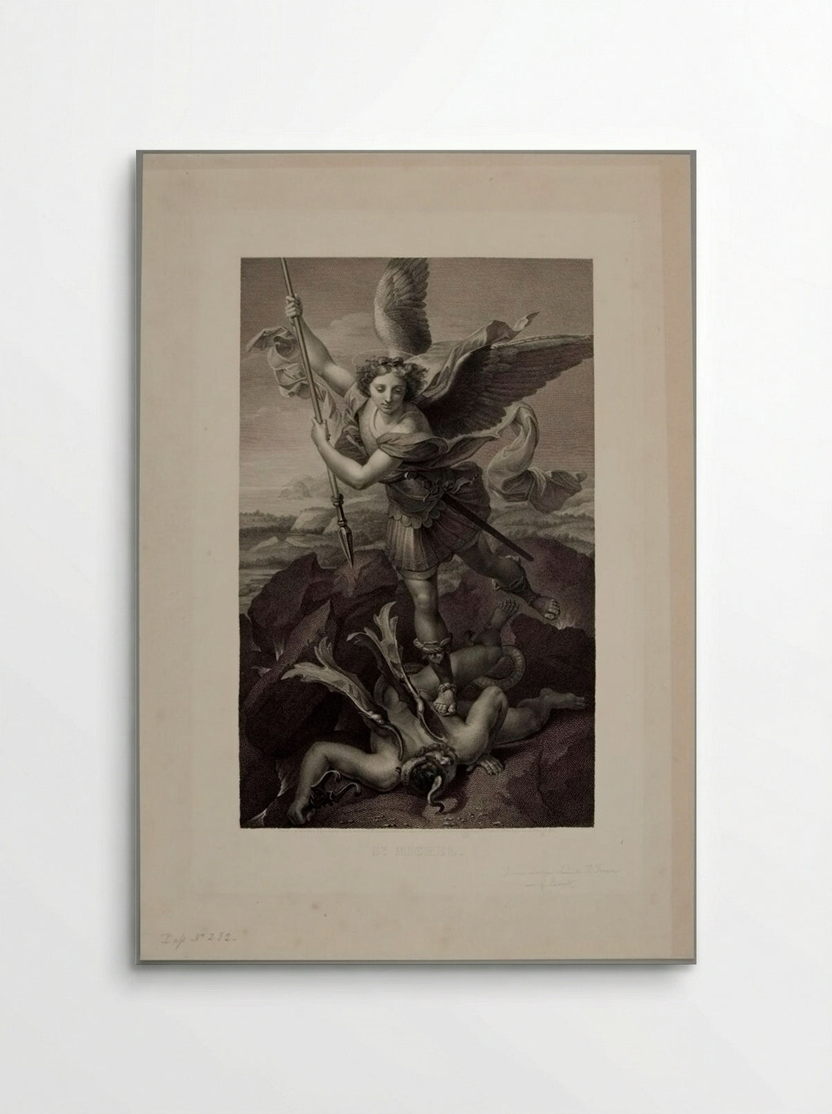 Saint Michael - Gustav Lüderitz - Poster