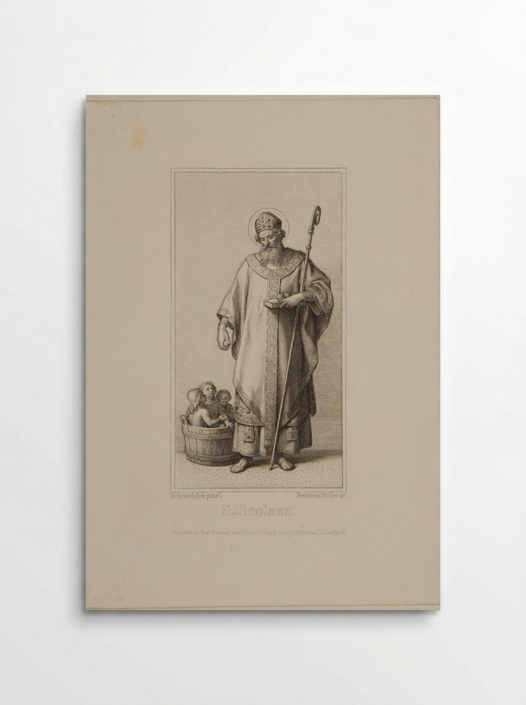 Saint Nicholas of Myra - Heinrich Nüsser - Poster