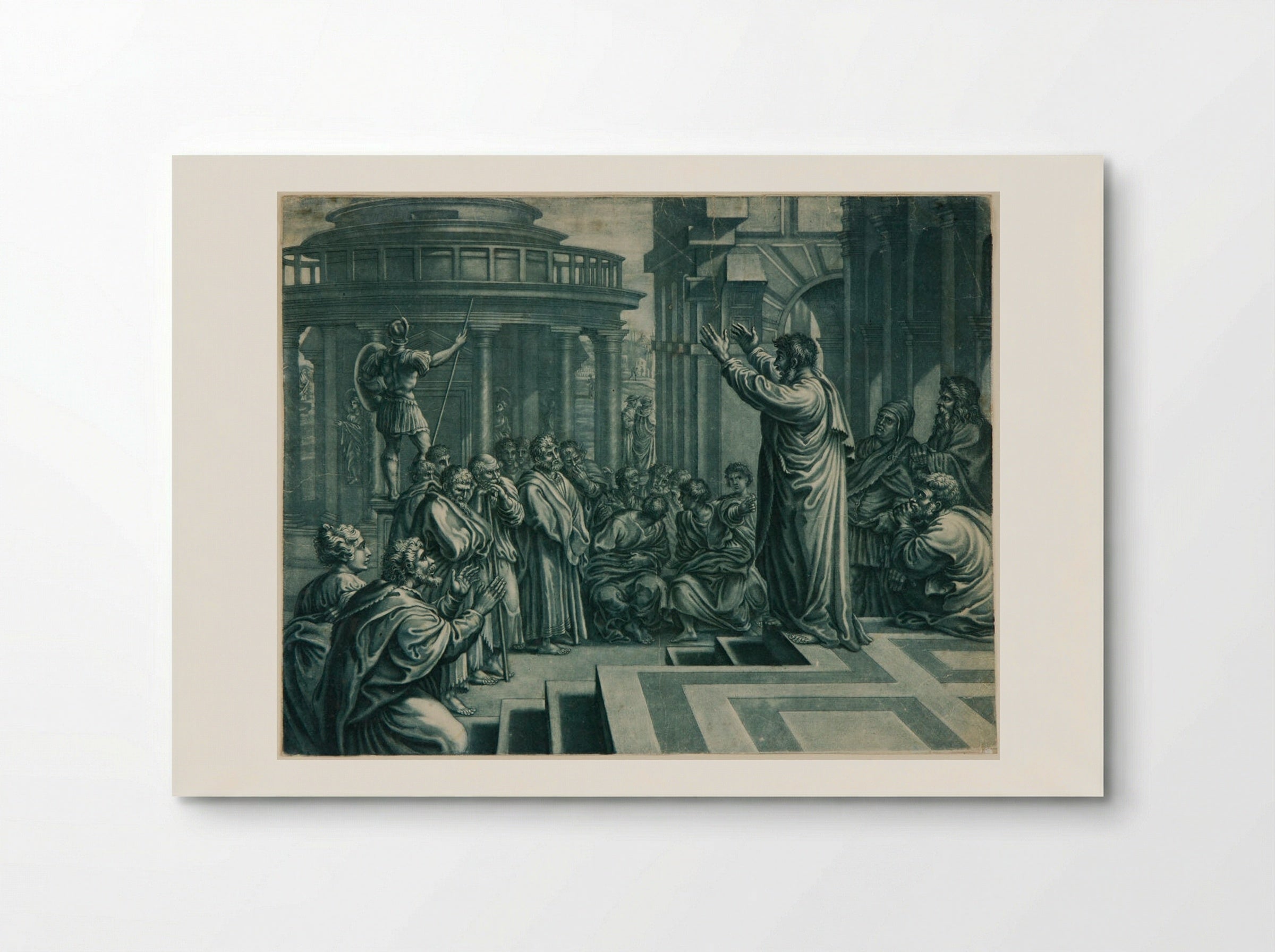 Saint Paul Preaching in Athens - Elisha Kirkall - Poster