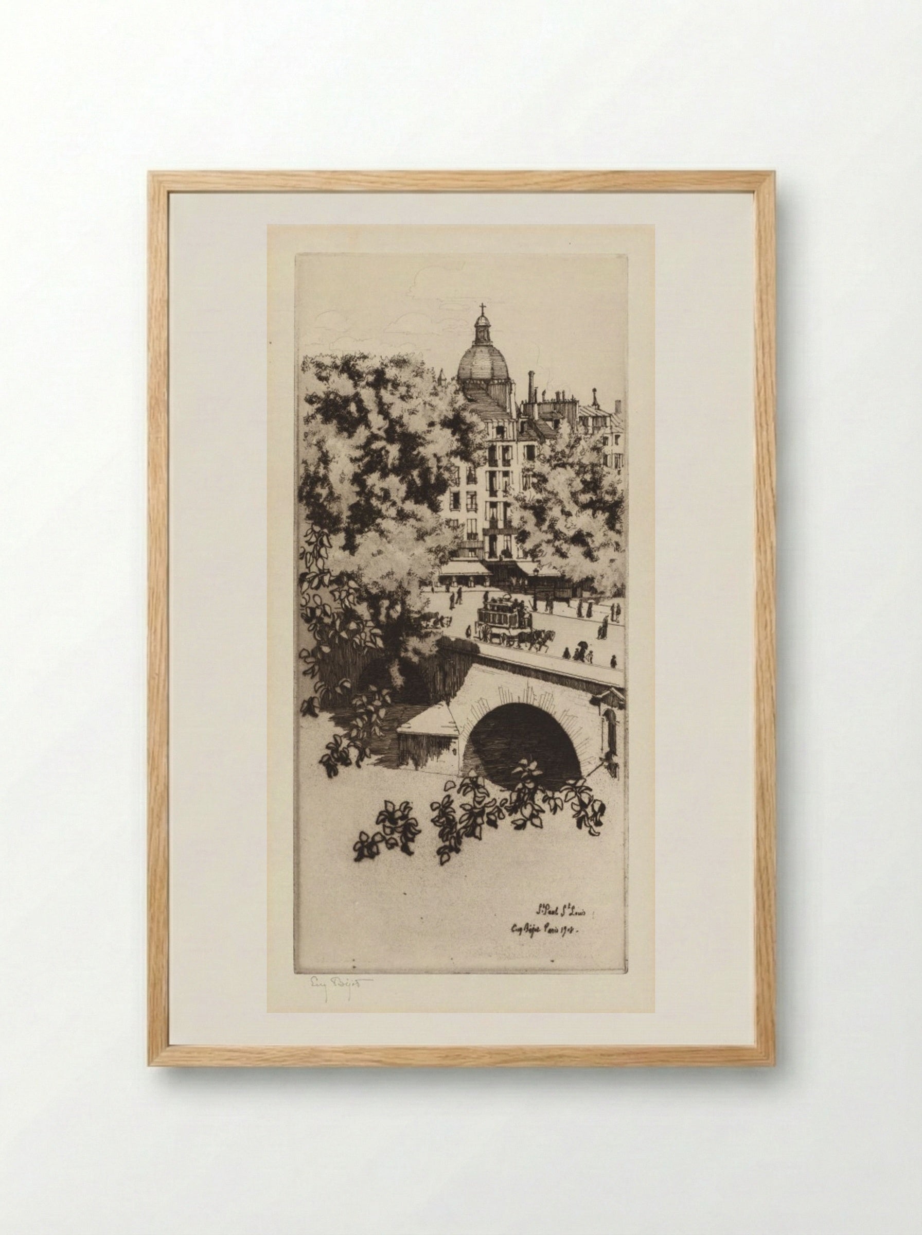 Saint-Paul-Saint-Louis - Eugène Bejot - Framed Print Wood