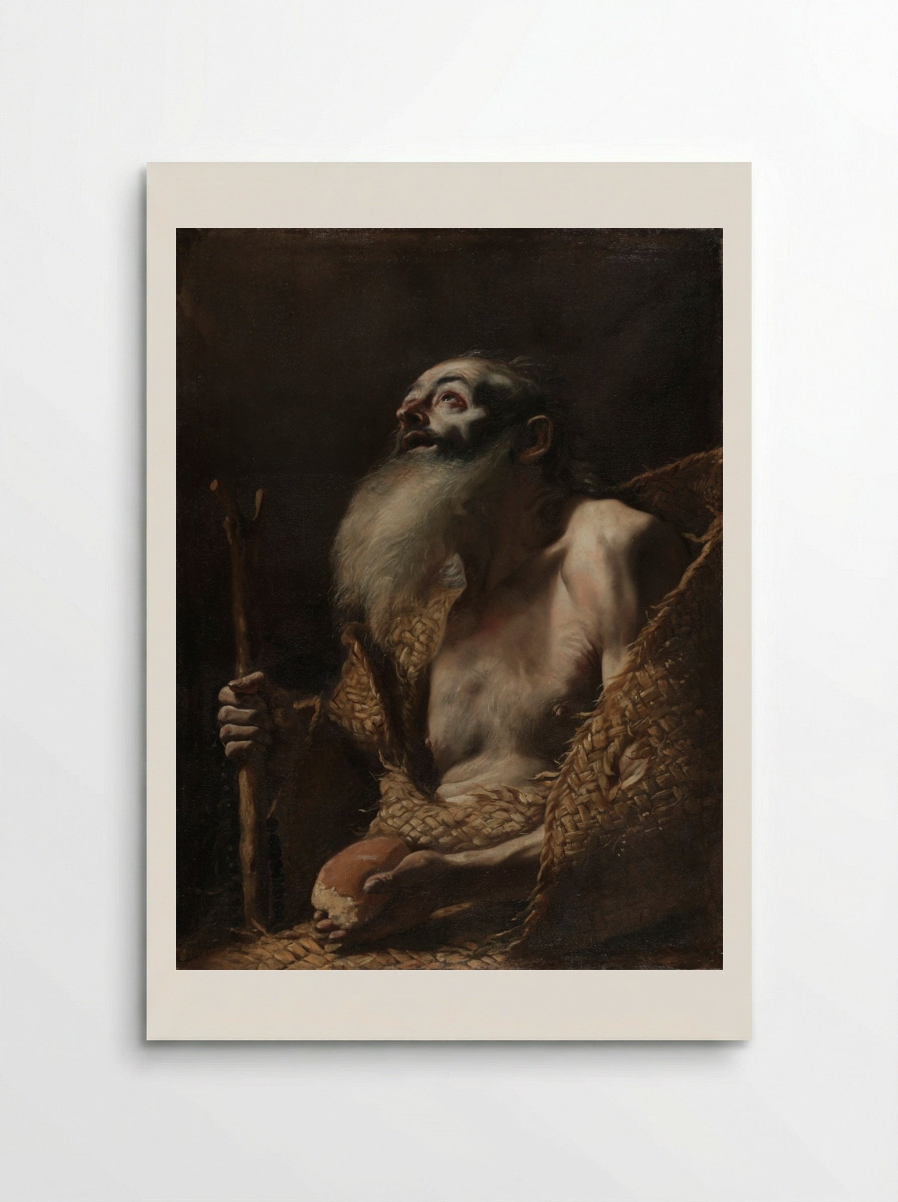 Saint Paul the Hermit - Mattia Preti - Poster
