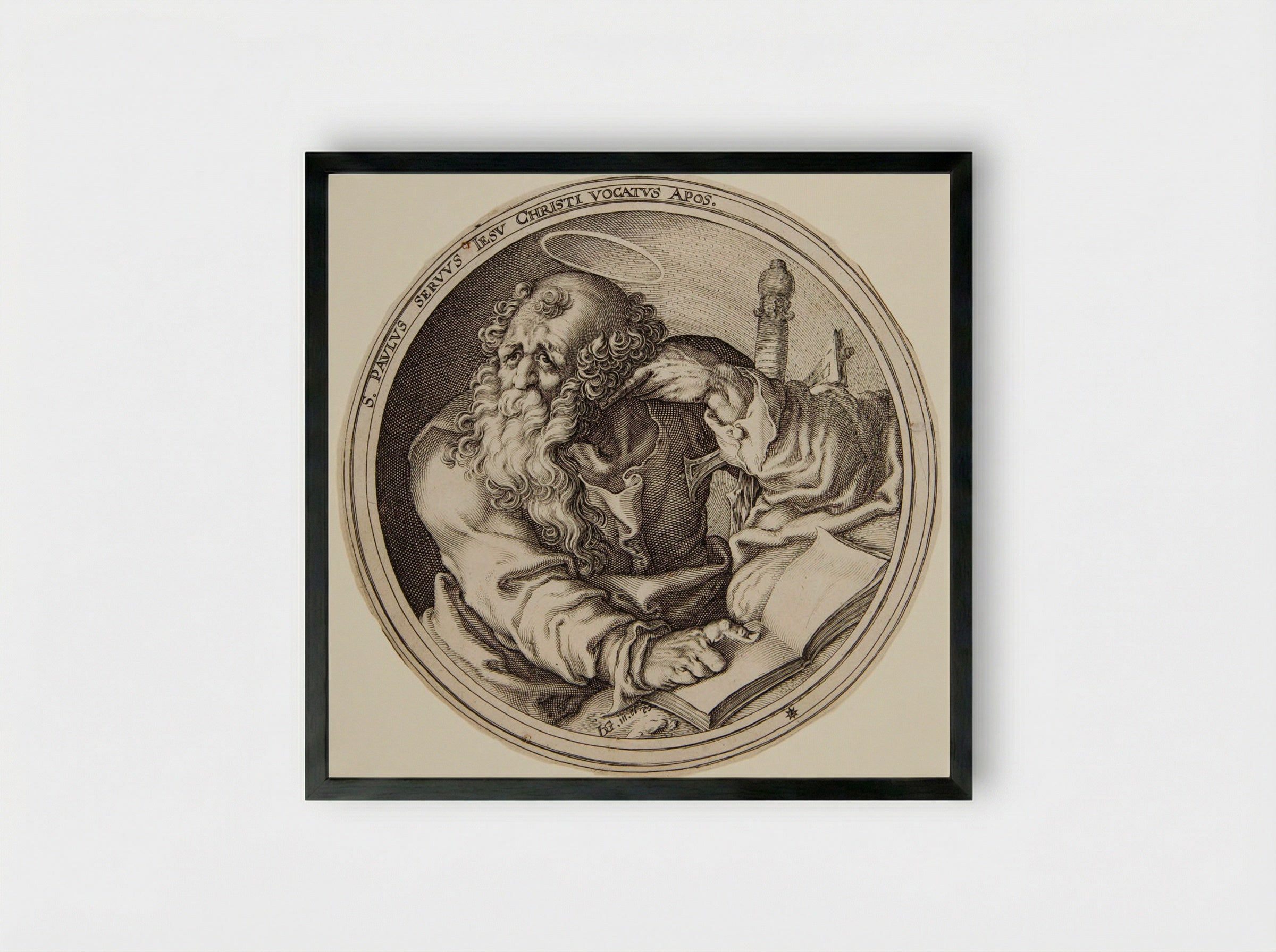 Saint Paul - Zacharias Dolendo - Framed Print Black