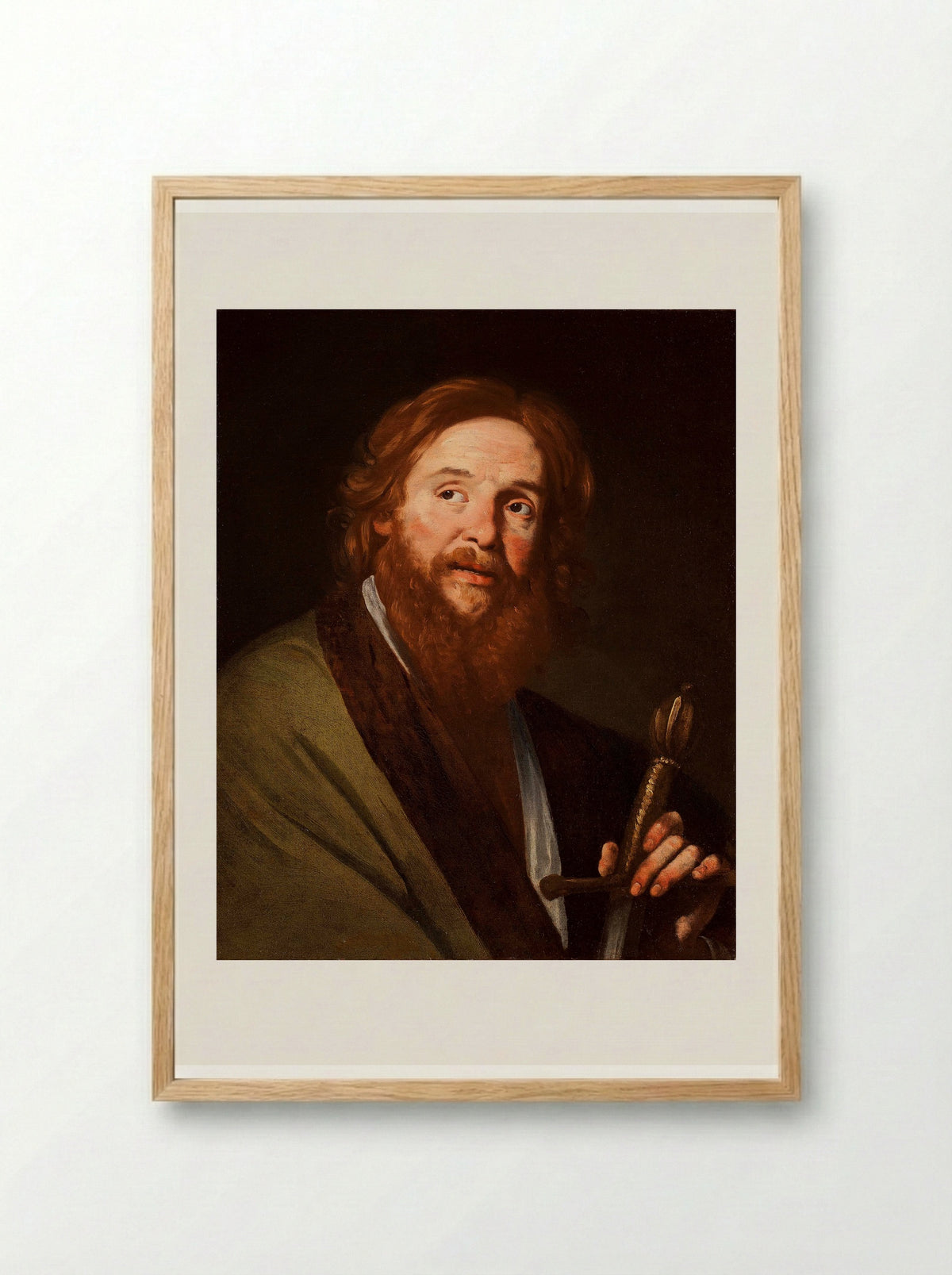 Saint Paul - Bernardo Strozzi - Framed Print Wood