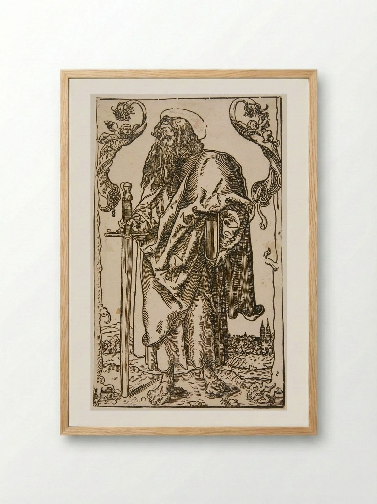 Saint Paul - Lucas Cranach the Elder - Framed Print Wood
