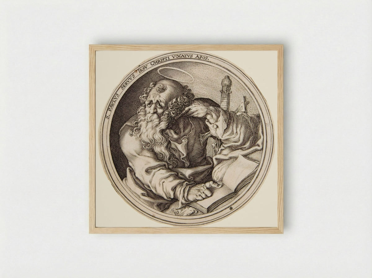 Saint Paul - Zacharias Dolendo - Framed Print Wood
