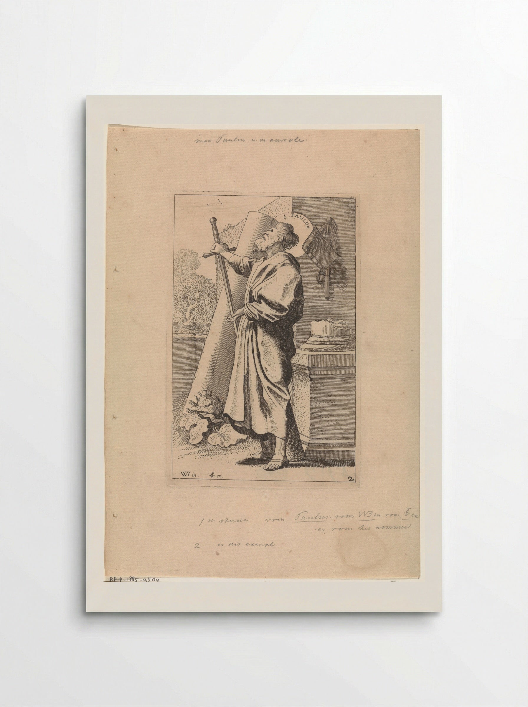 Saint Paul - Jan van de Velde II - Poster