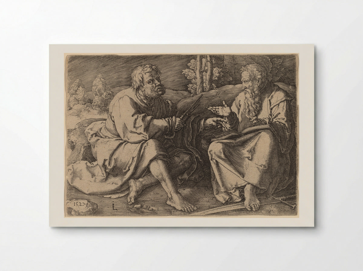 Saint Peter and Saint Paul - Lucas van Leyden - Poster
