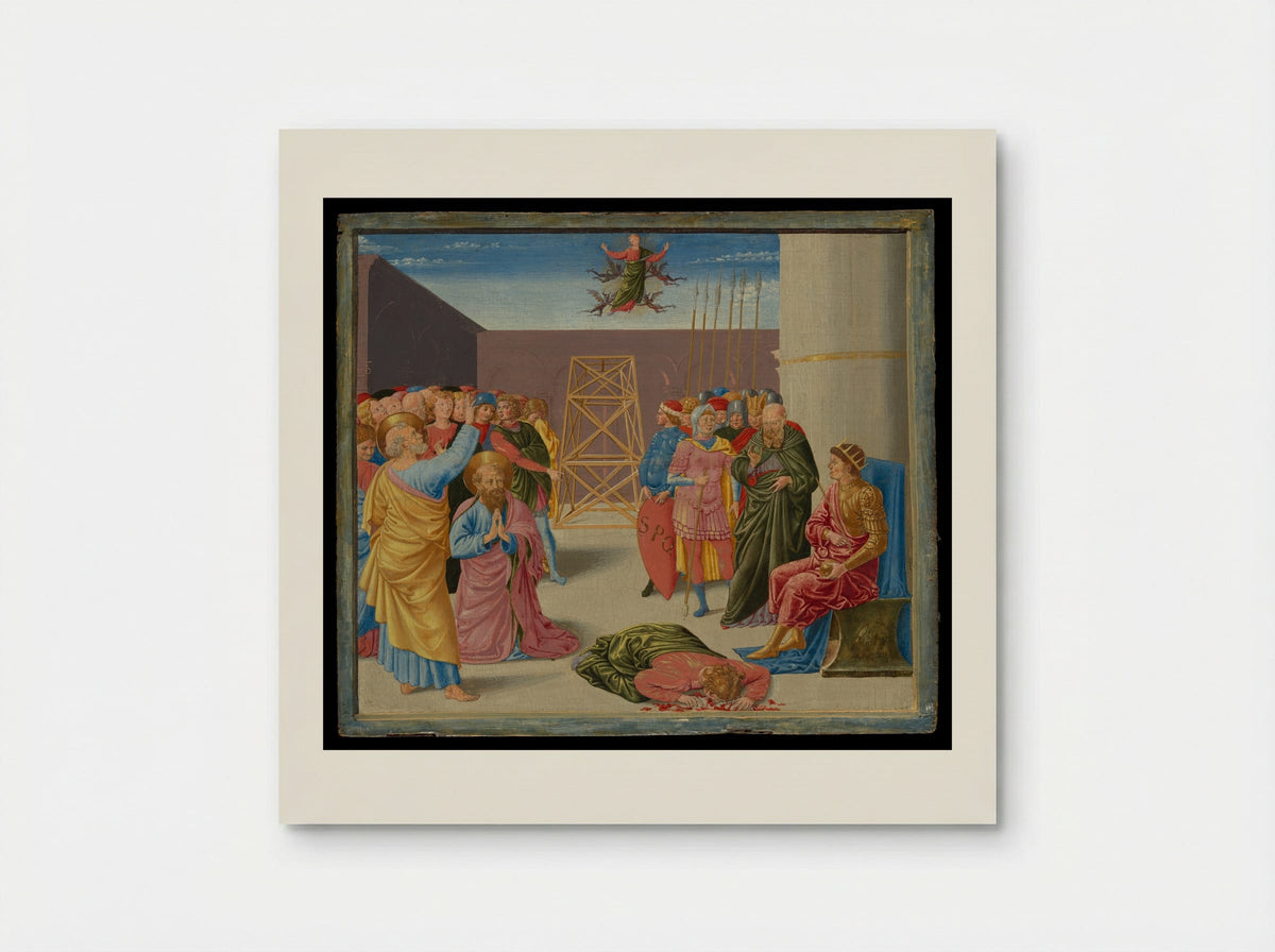 Saint Peter and Simon Magus - Benozzo Gozzoli - Poster
