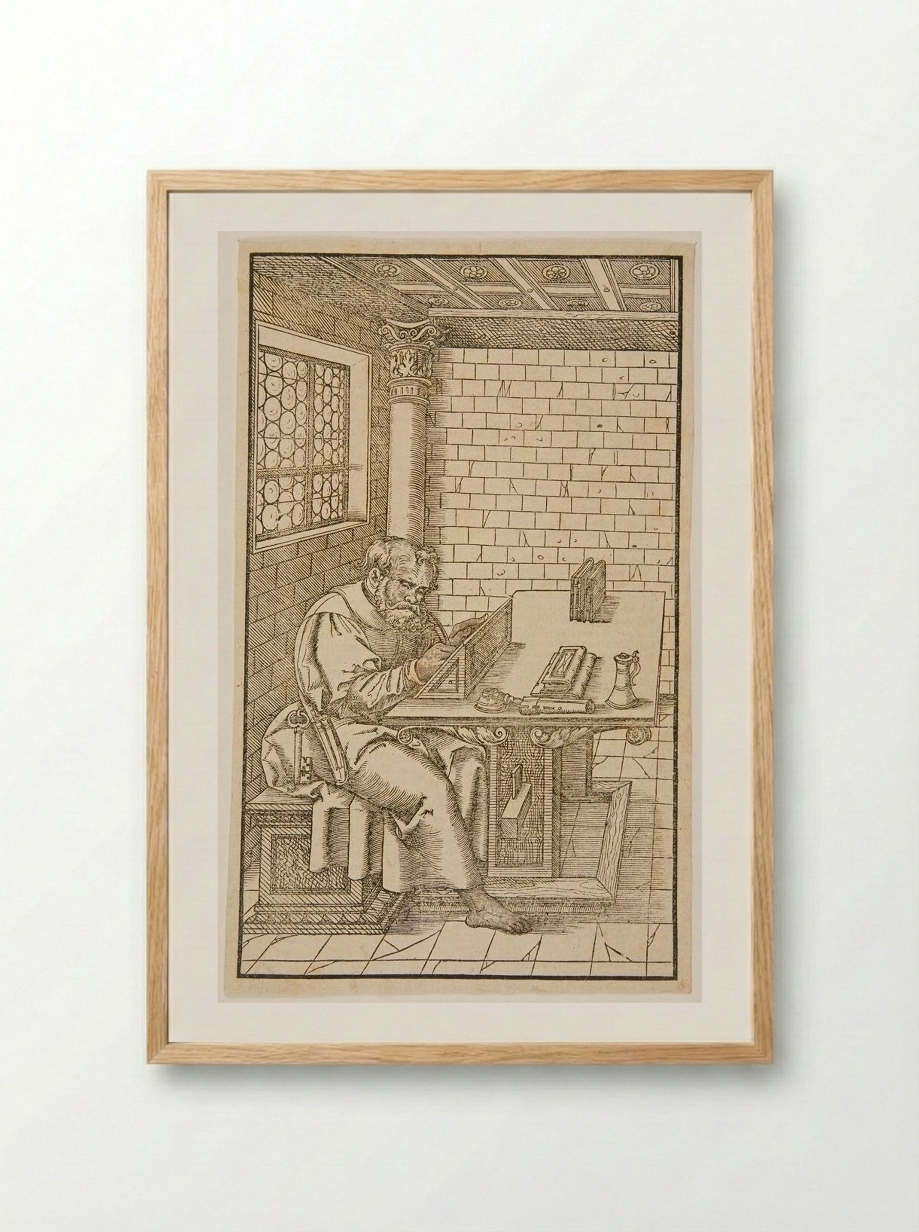 Saint Peter - Lucas Cranach the Younger - Framed Print Wood