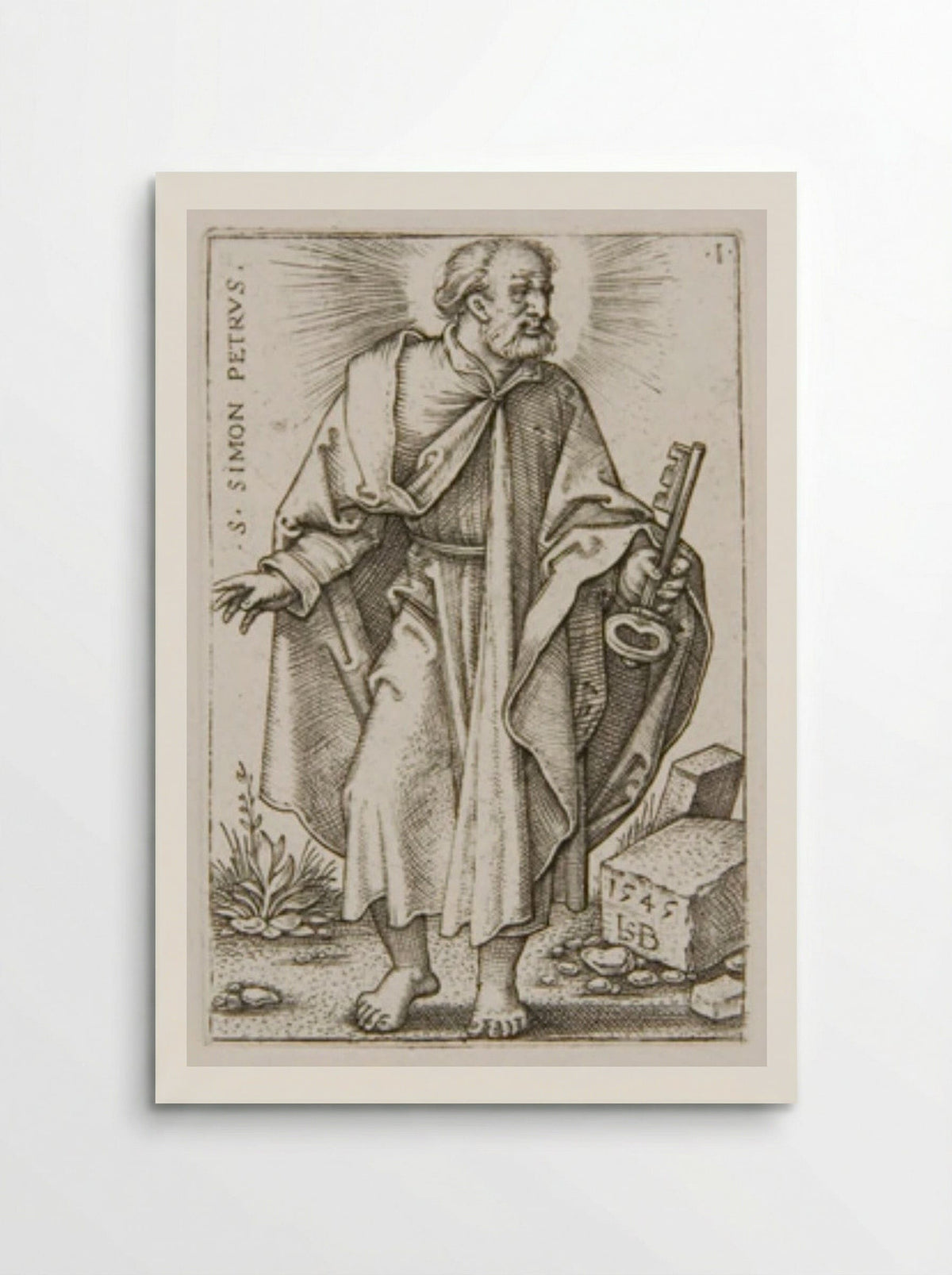 Saint Peter - Sebald Beham - Poster