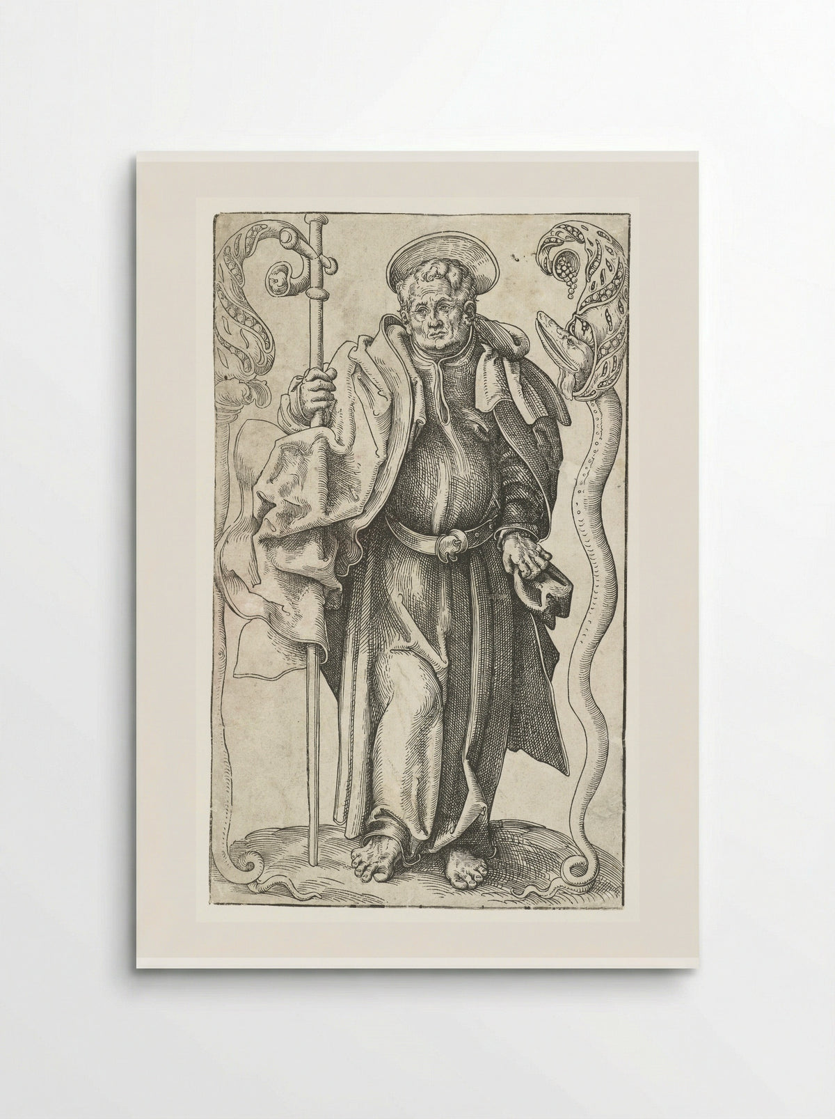 Saint Philip with Cross and Serpent - Lucas Cranach the Elder - Poster