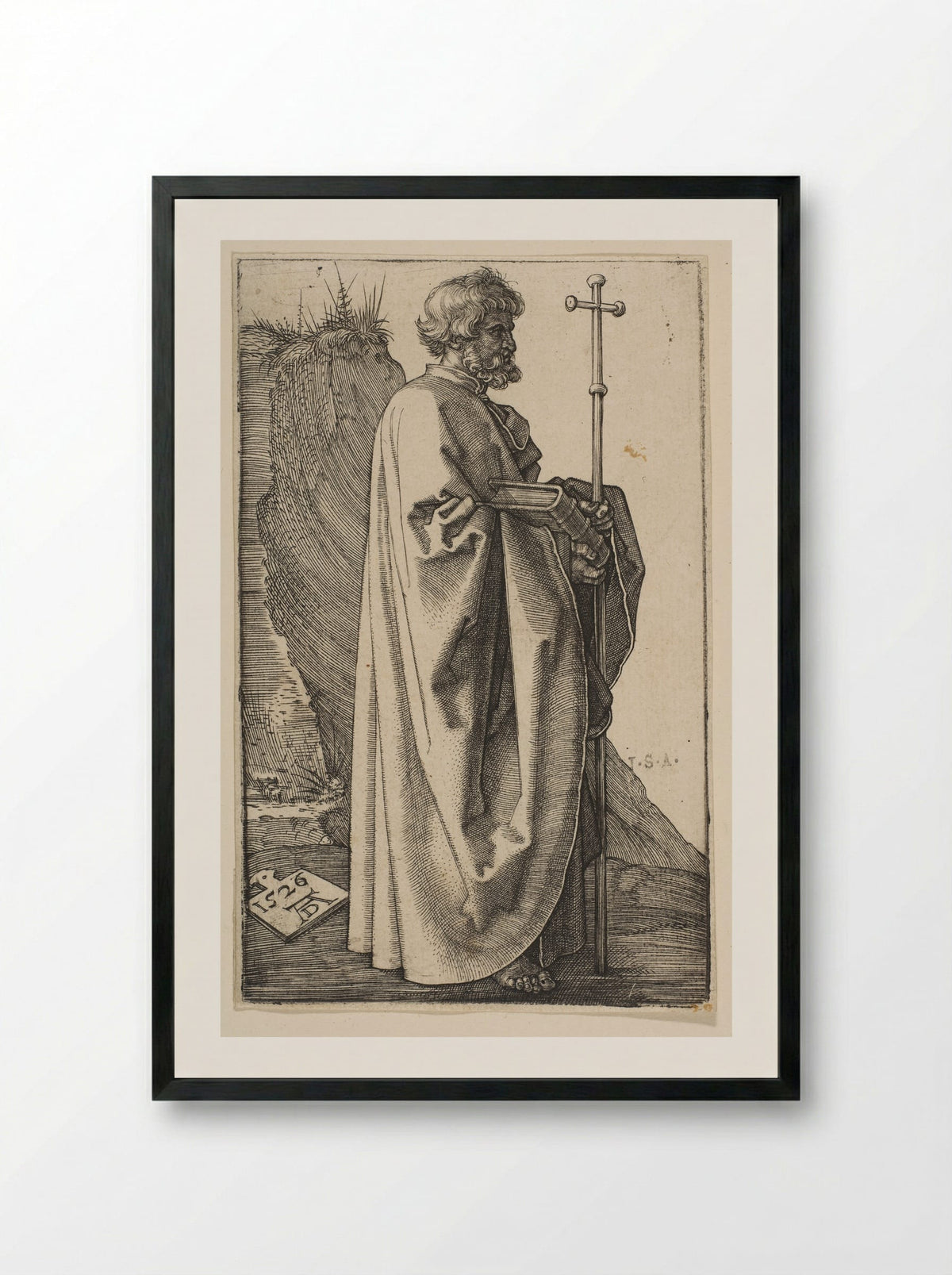 Saint Philip - Albrecht Dürer - Framed Print Black
