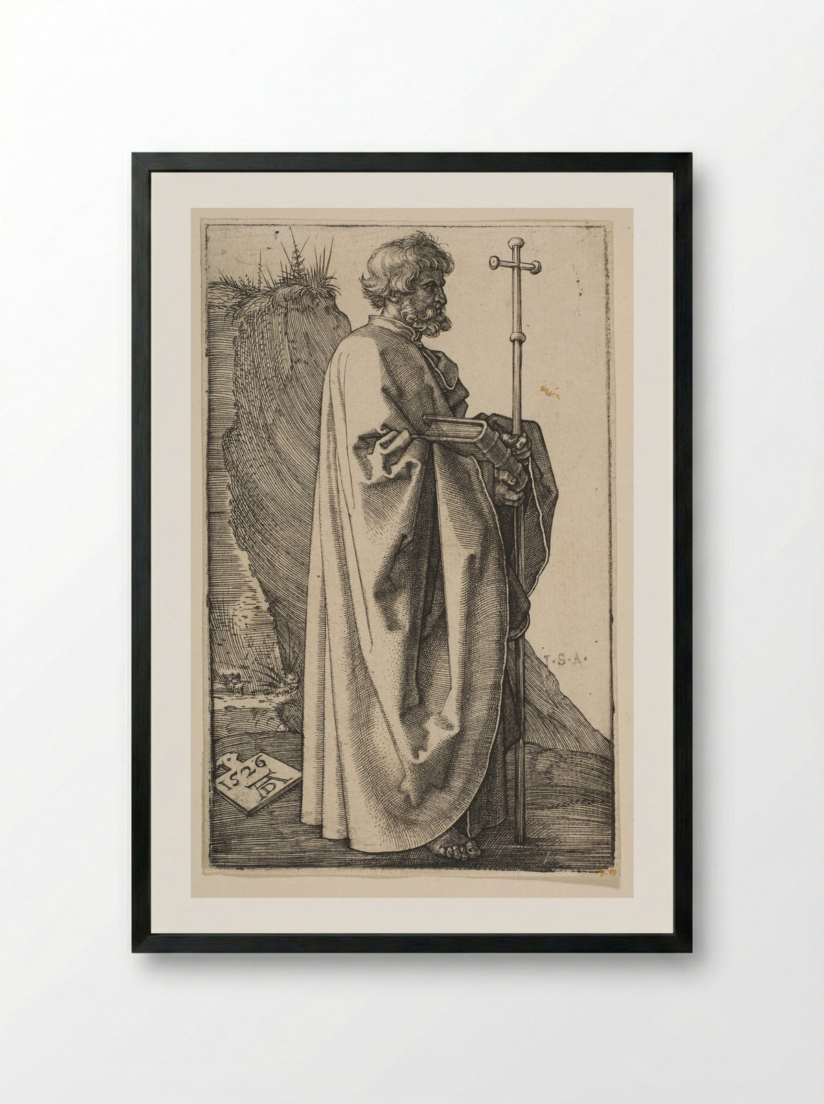 Saint Philip - Albrecht Dürer - Framed Print Black
