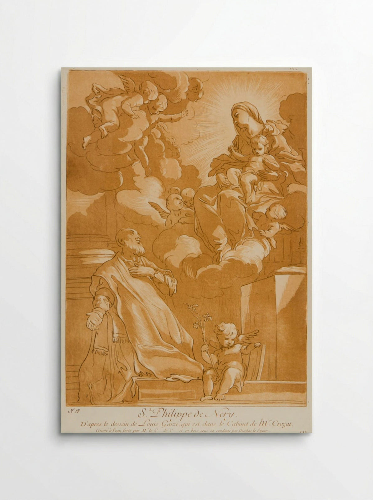 Saint Philippe de Néri - Anne Claude Philippe de Thubières, comte de Caylus - Poster