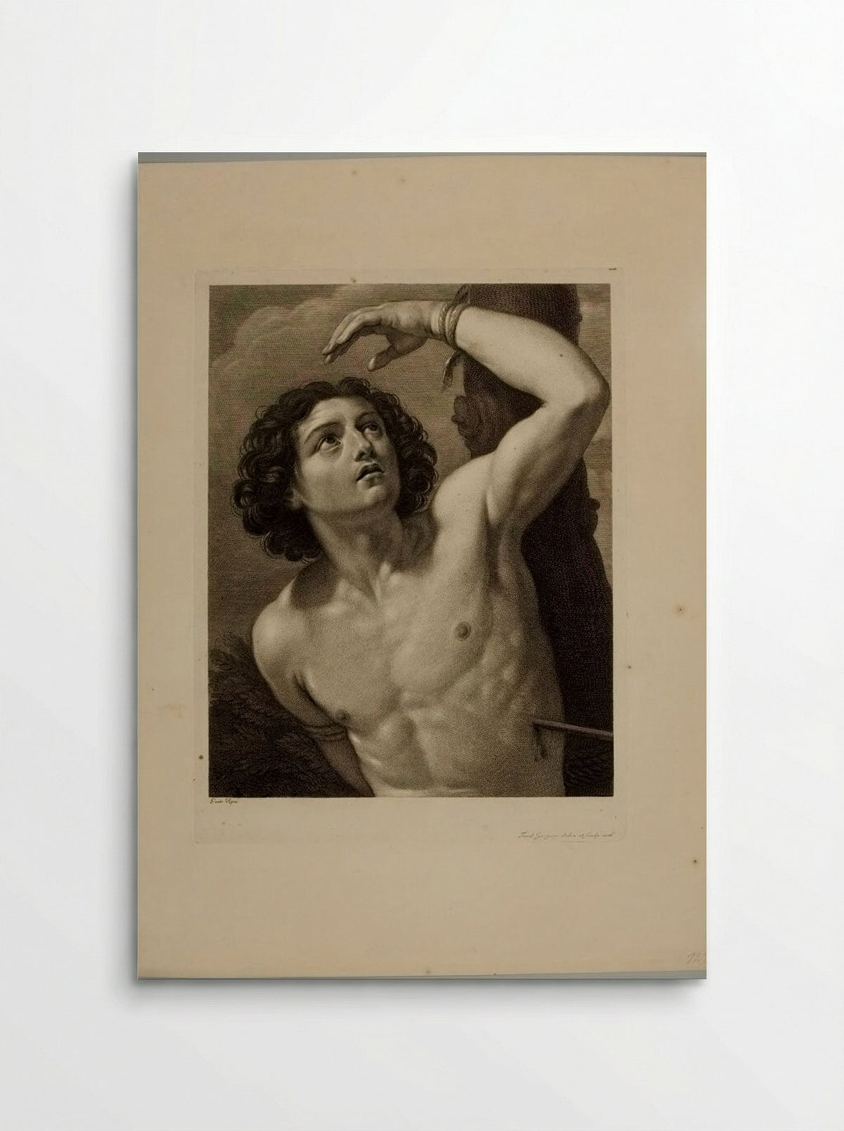 Saint Sebastian Tied to a Tree - Ferdinando Gregori - Poster
