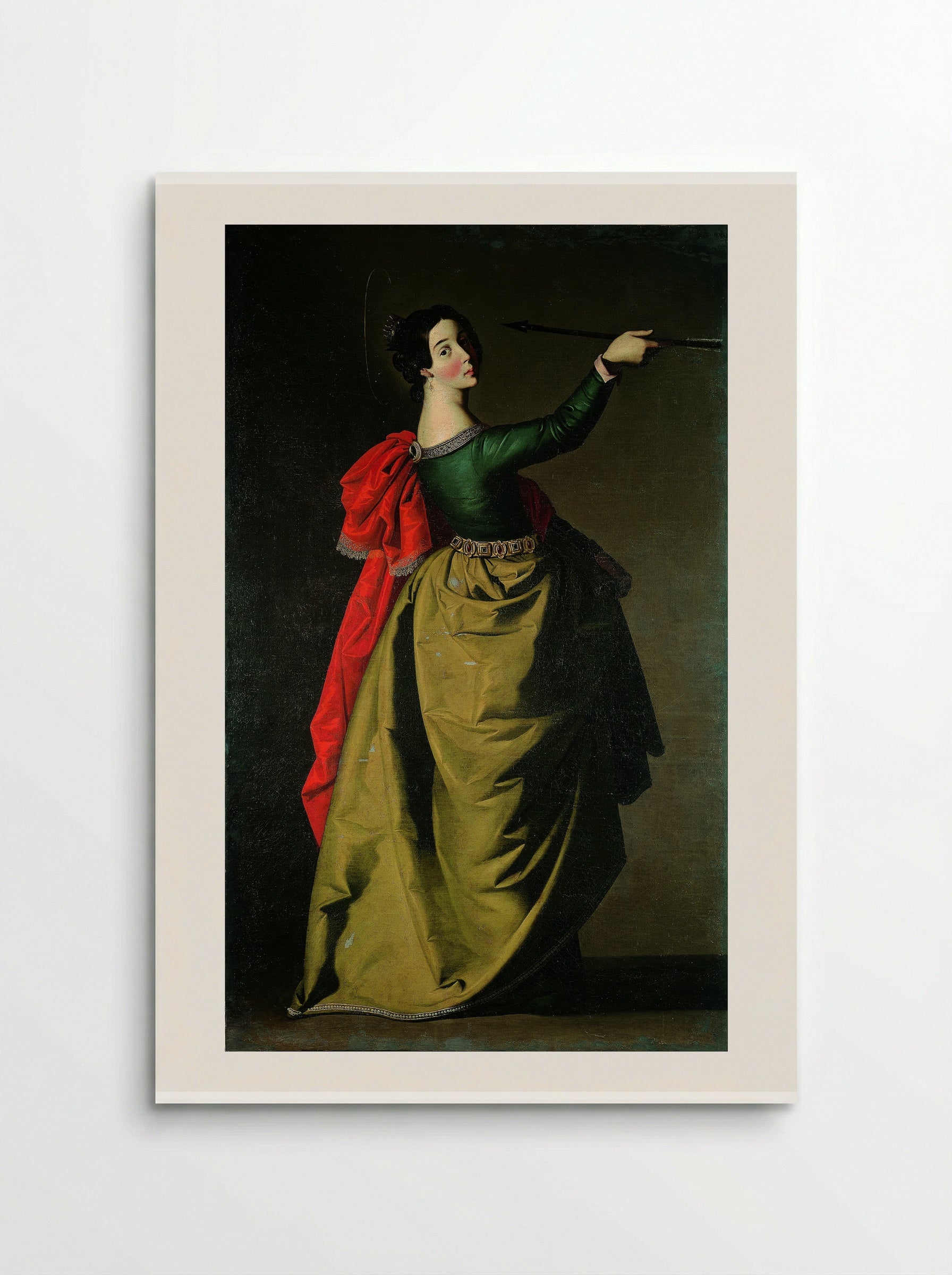 Saint Ursula - Francisco de Zurbarán - Poster