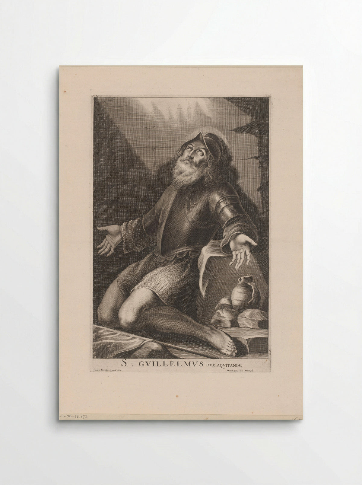 Saint William of Aquitaine - Jean Couvay - Poster