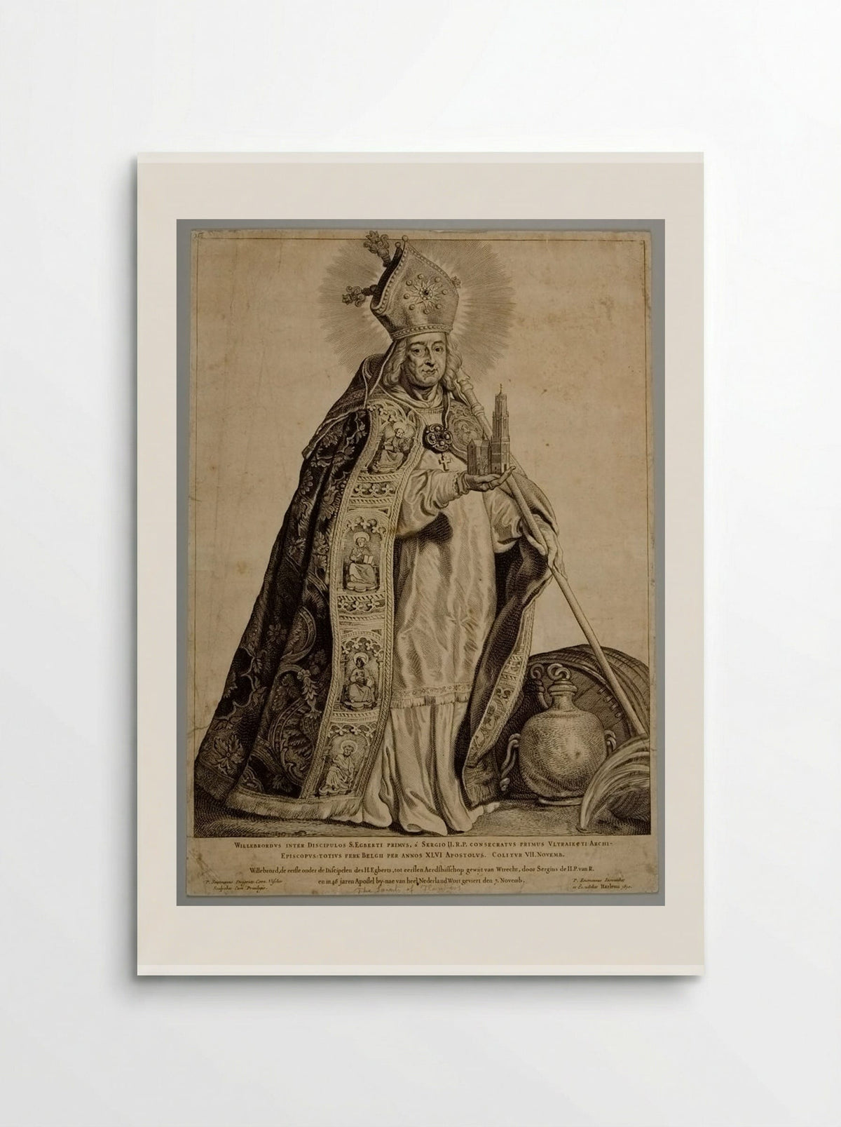 Saint Willibrord - Cornelis Visscher - Poster