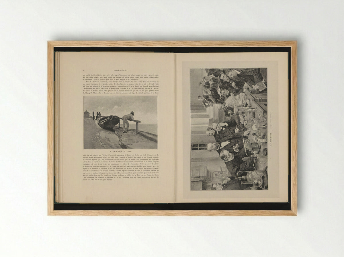 Sainte-Claire Deville - Léon Lhermitte - Framed Print Wood