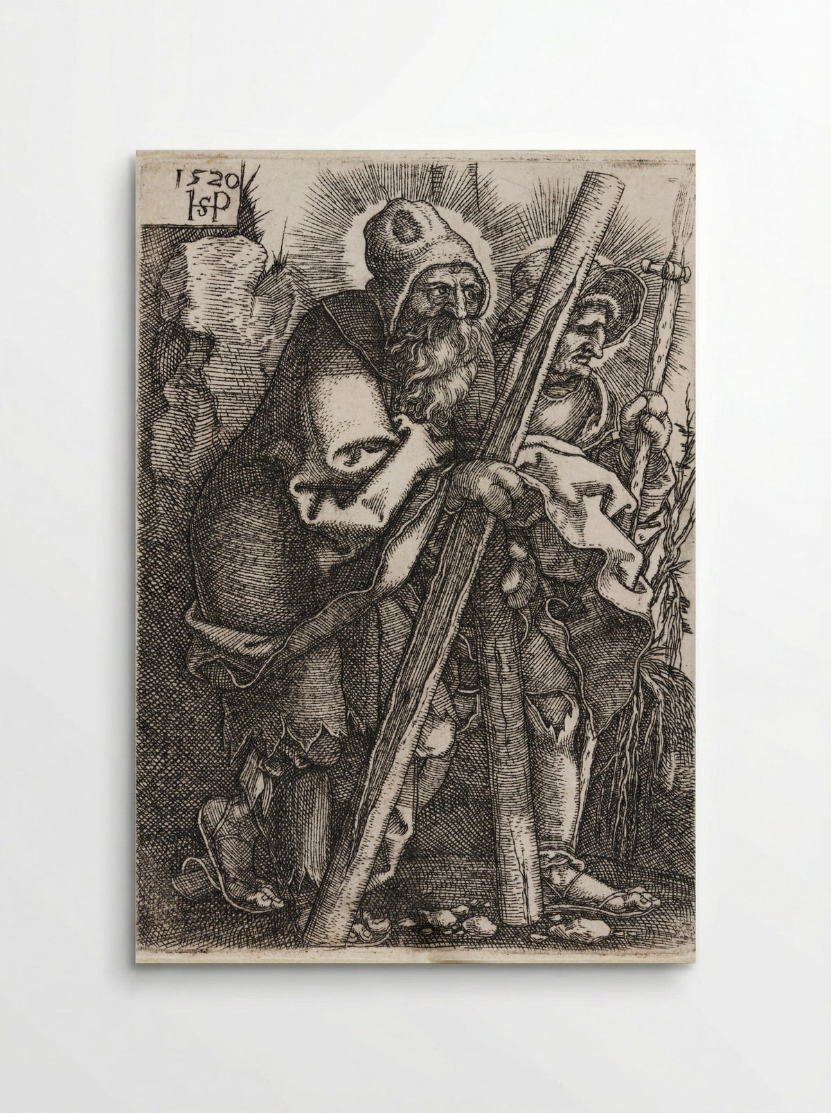 Saints Andrew and Thomas - Sebald Beham - Poster