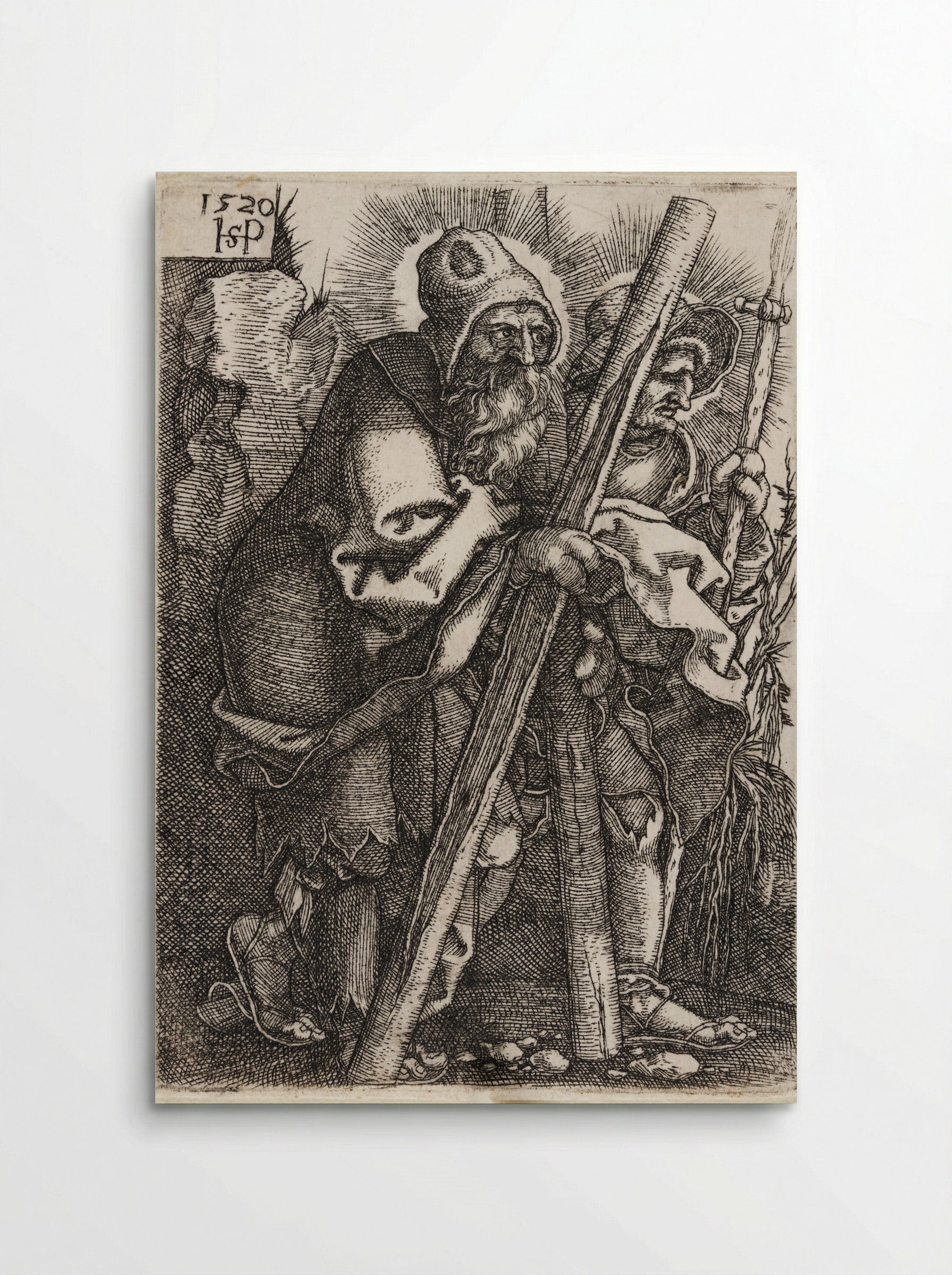 Saints Andrew and Thomas - Sebald Beham - Poster