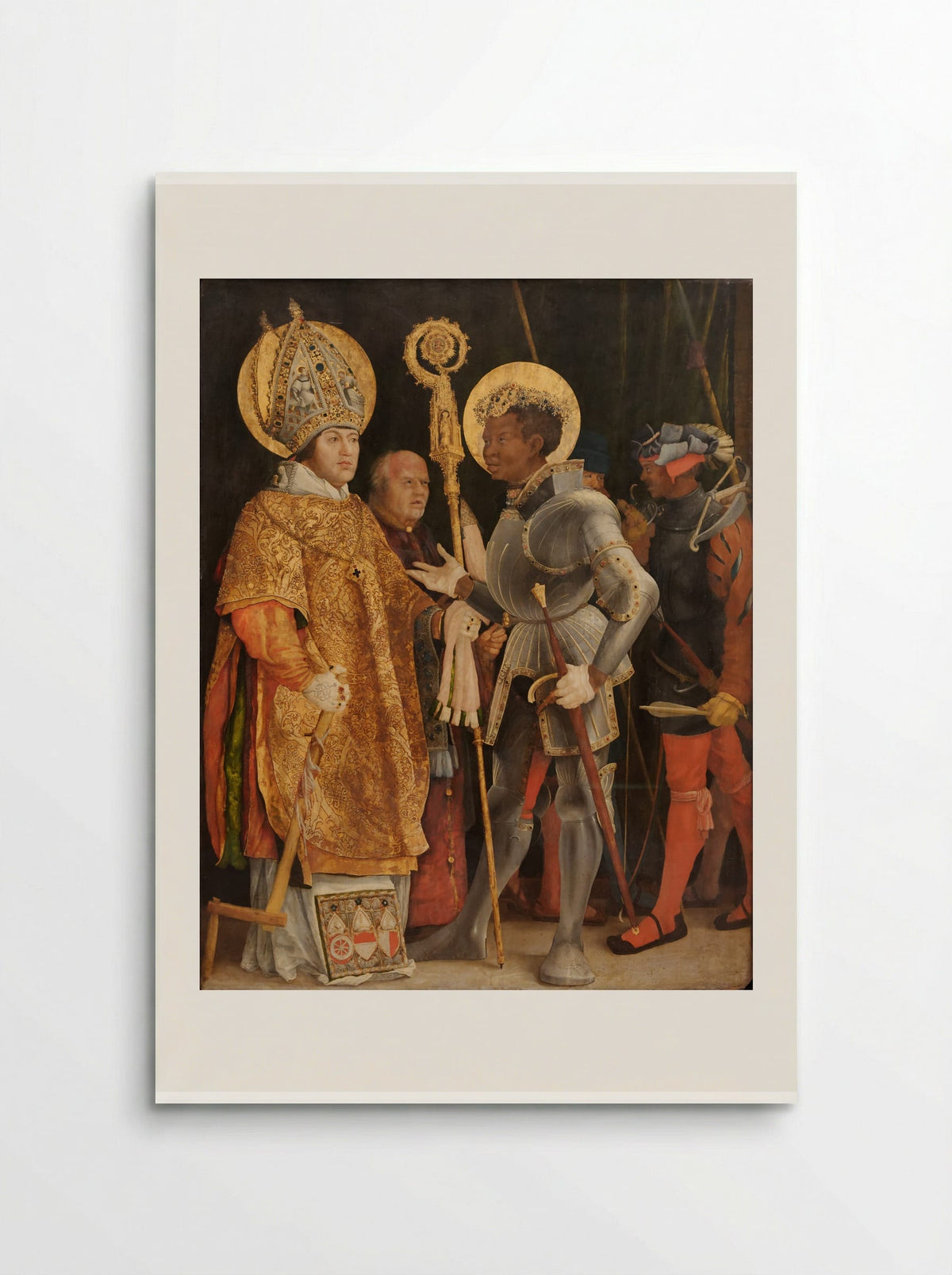 Saints Erasmus and Mauritius - Matthias Grünewald - Poster
