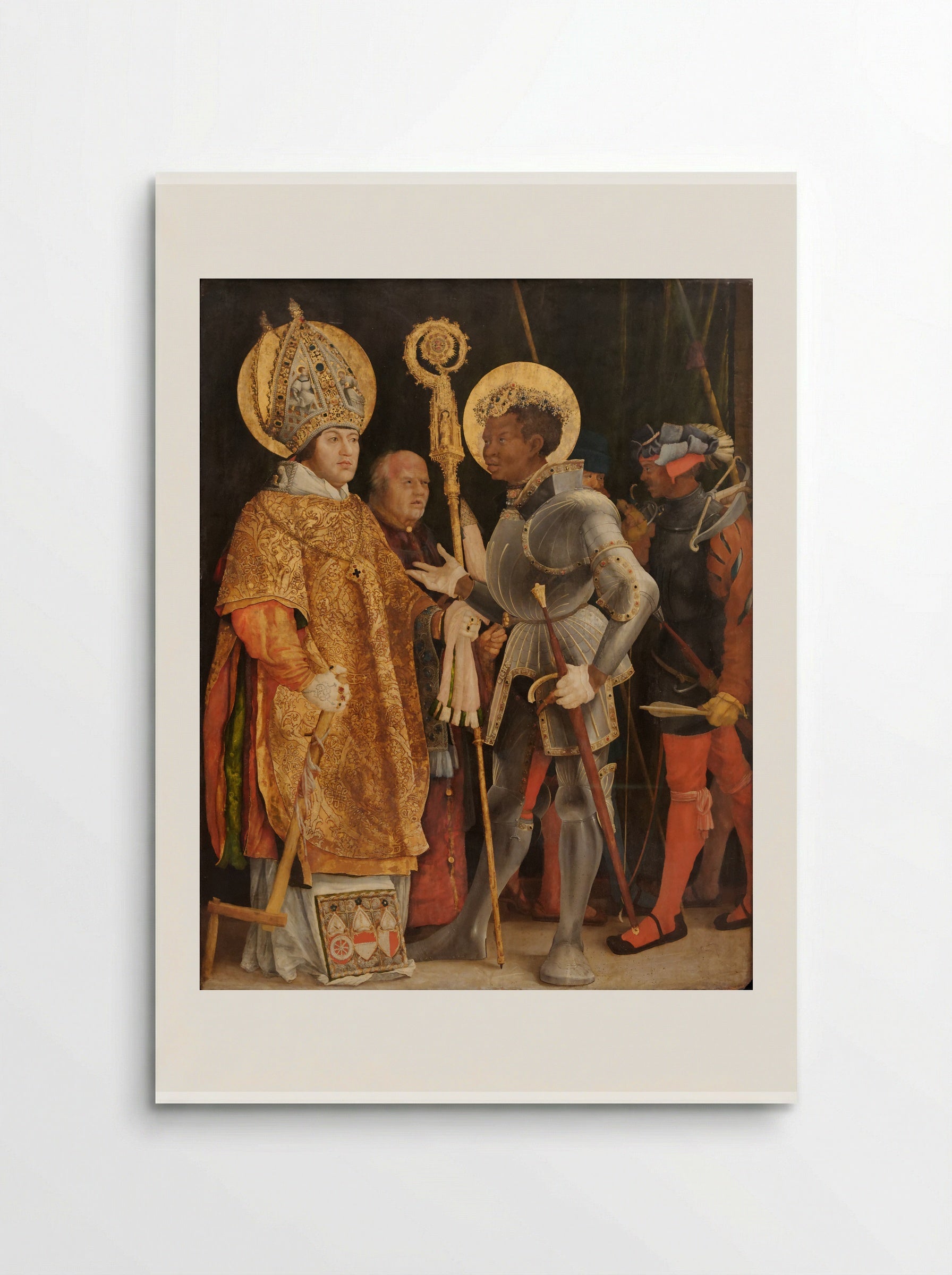 Saints Erasmus and Mauritius - Matthias Grünewald - Poster
