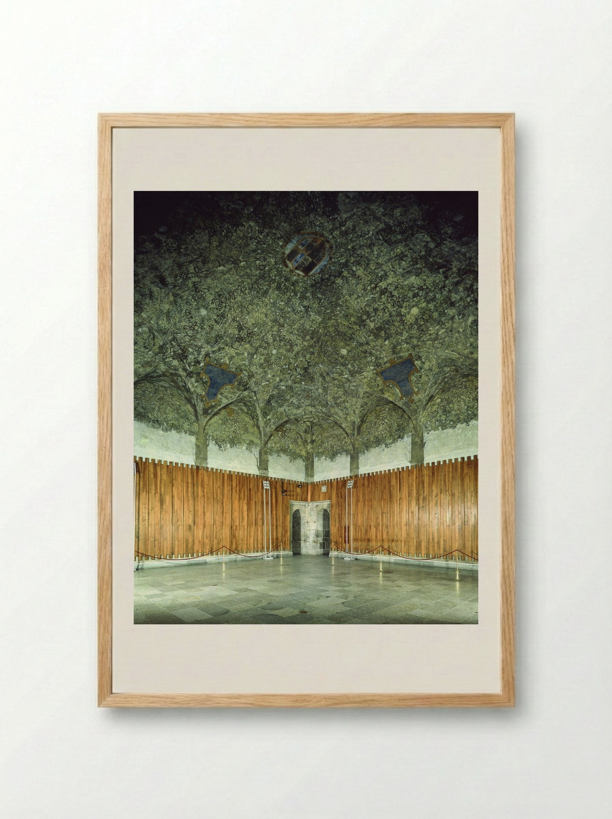 Sala delle Asse - Leonardo da Vinci - Framed Print Wood