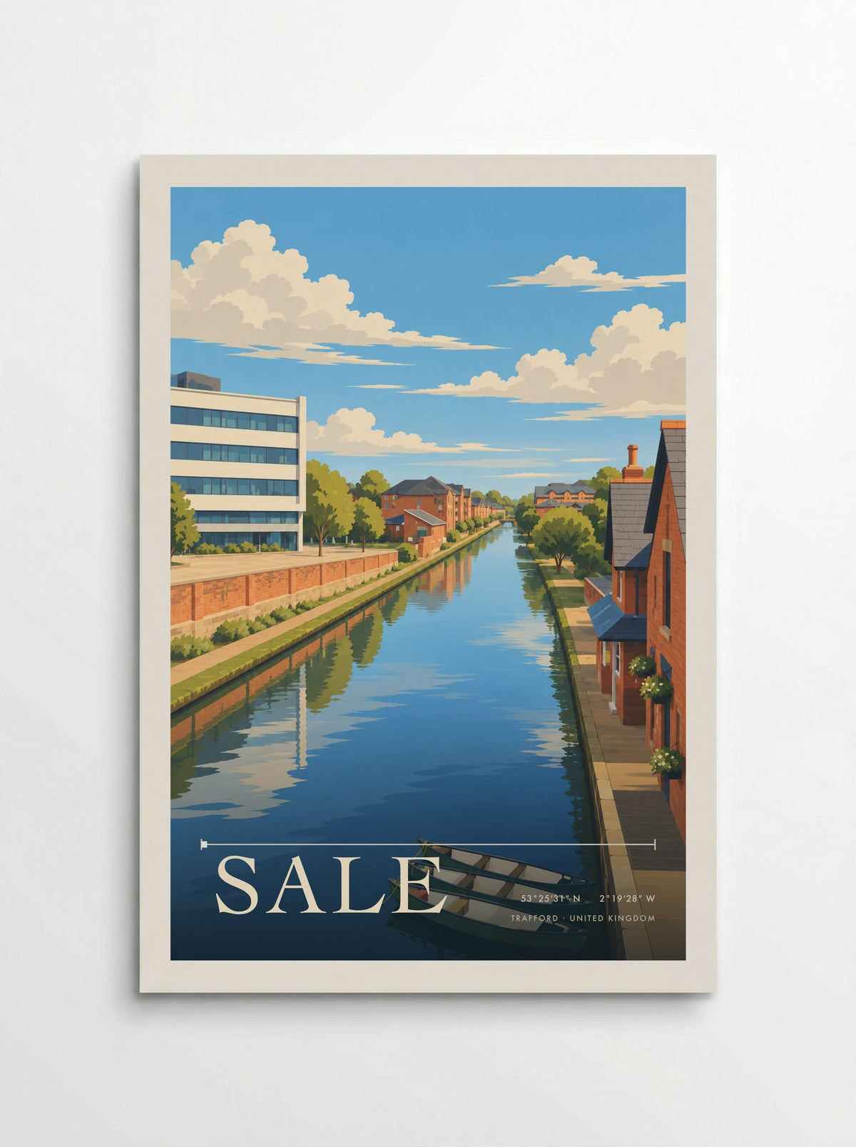 Sale, Trafford | Travel Poster - Poster