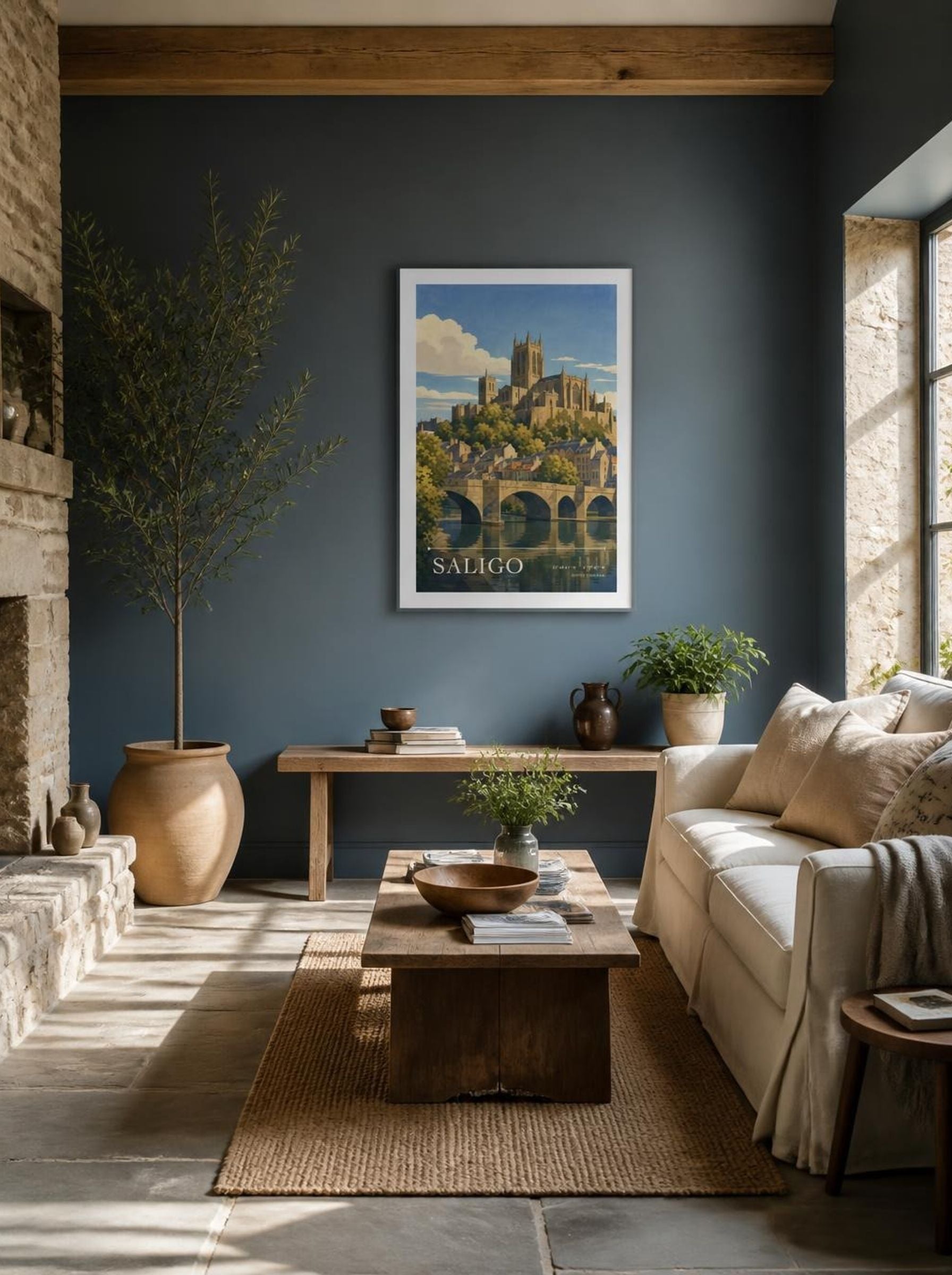 Saligo United Kingdom Travel Poster - Lifestyle