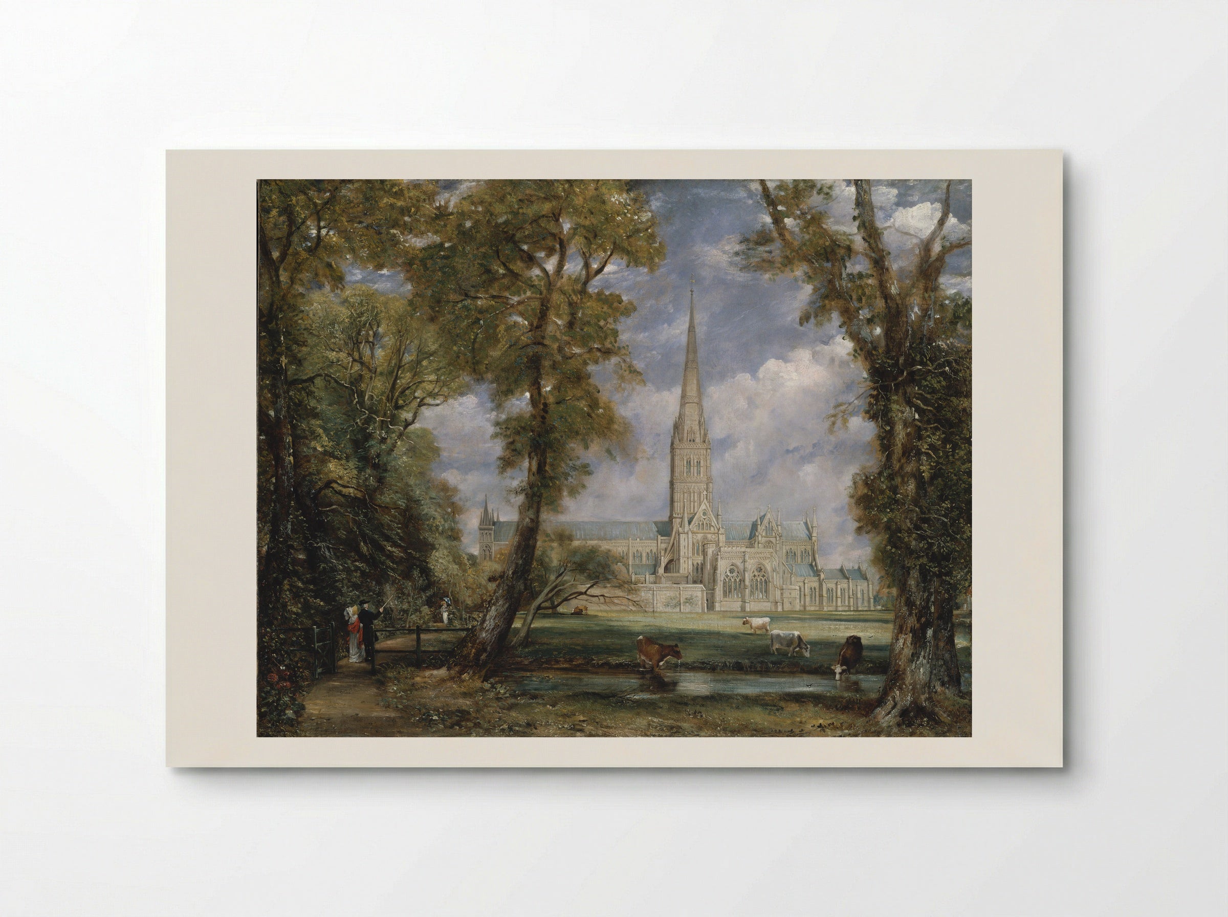 Salisbury Cathedral from the Bishop's Grounds - John Constable - Poster