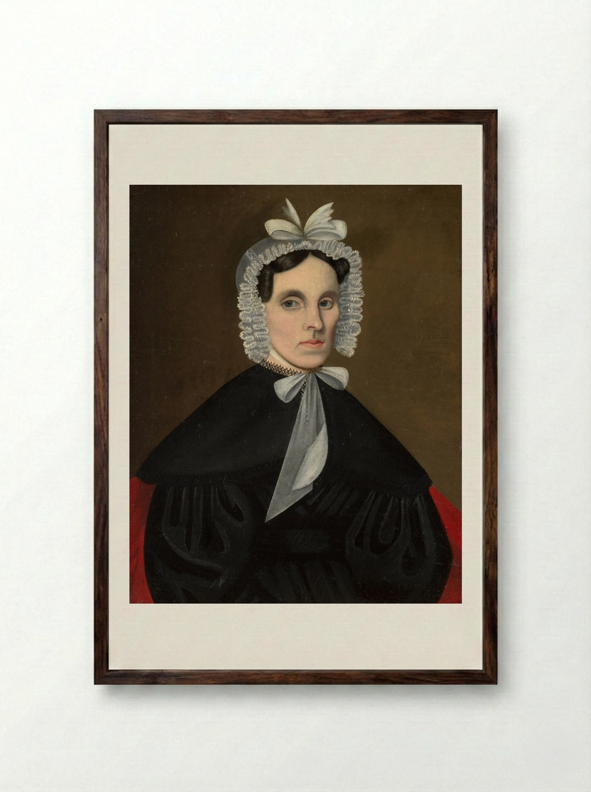 Sally Avery Olds - Jeptha Homer Wade - Framed Print Dark Wood
