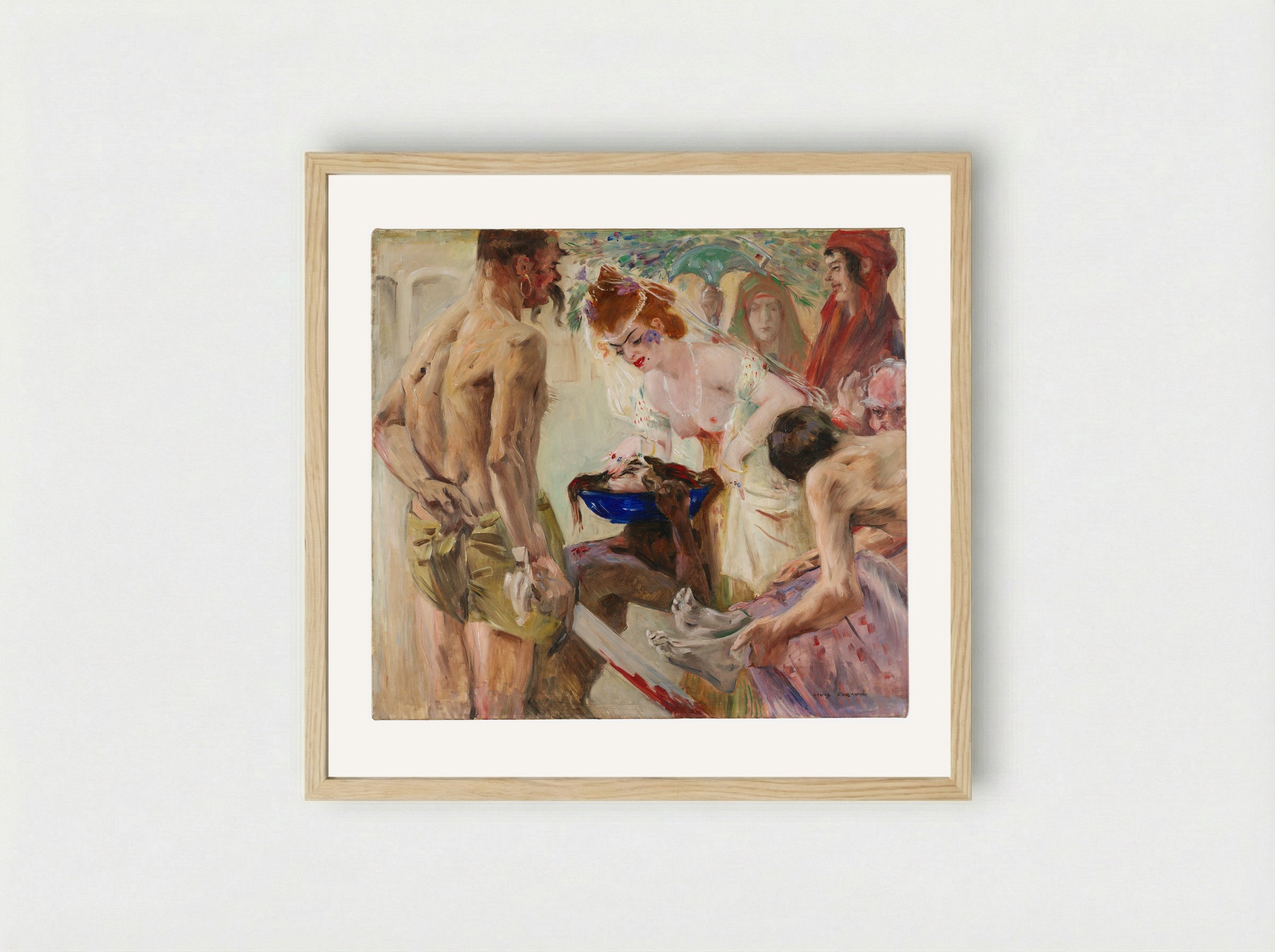 Salome - Lovis Corinth - Framed Print Wood