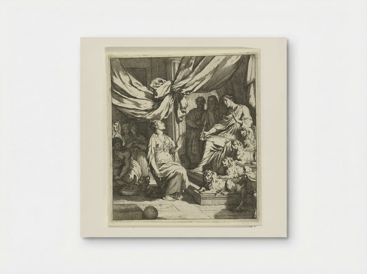 Salomon ontvangt de koningin van Sheba - Gerard de Lairesse - Poster